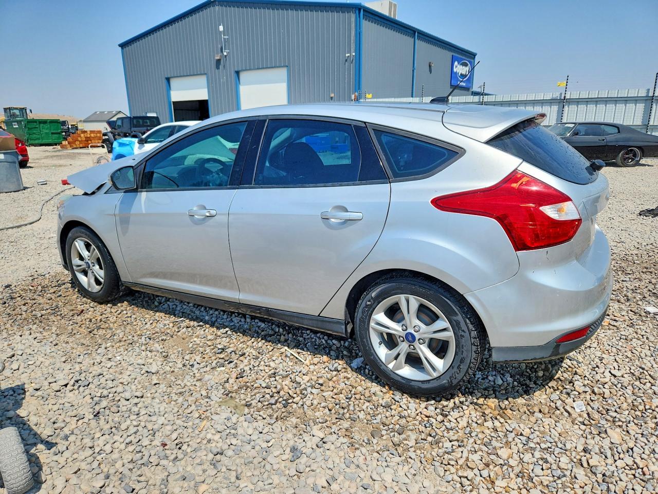 2014 Ford Focus Se Silver vin: 1FADP3K27EL413882