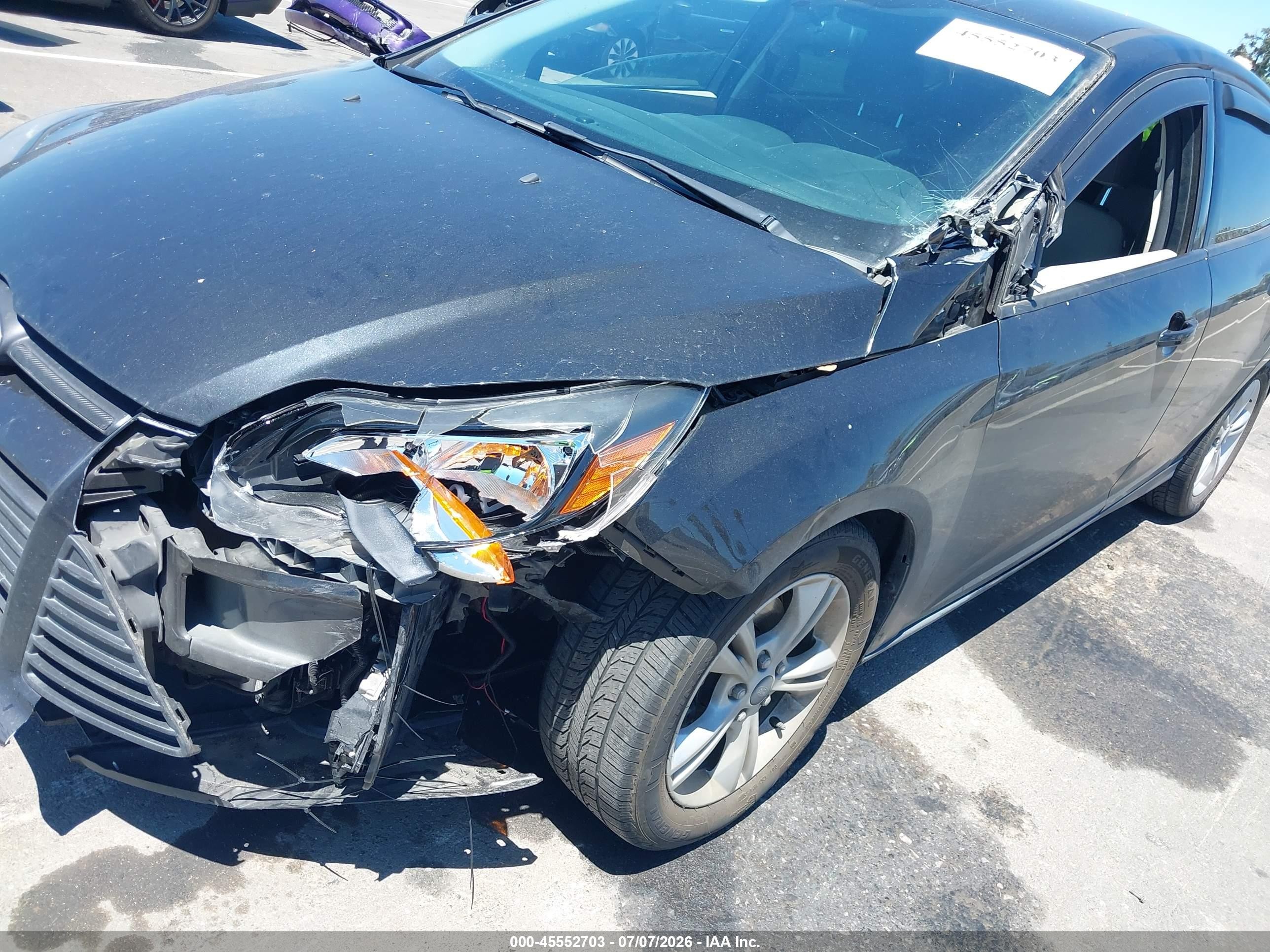 2014 Ford Focus Se Black vin: 1FADP3K27EL414143