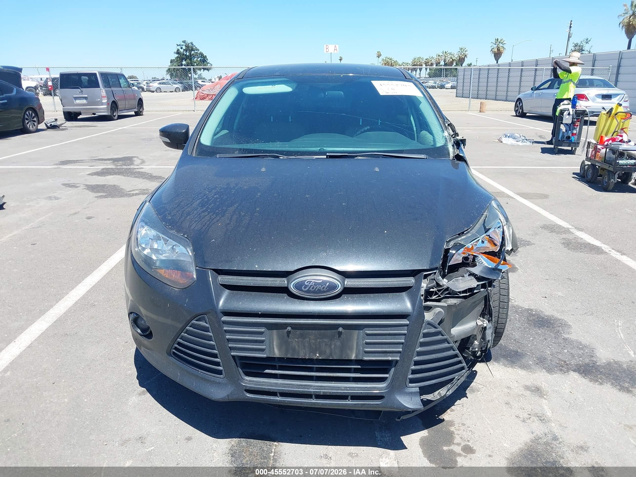 2014 Ford Focus Se Black vin: 1FADP3K27EL414143