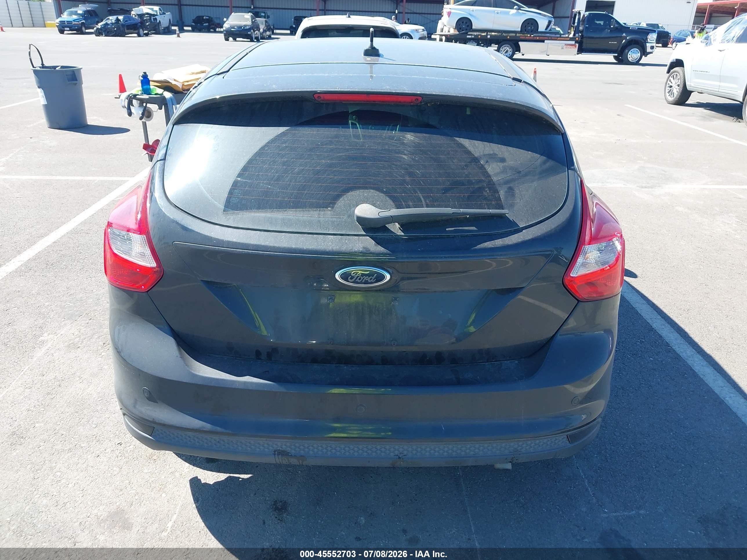 2014 Ford Focus Se Black vin: 1FADP3K27EL414143