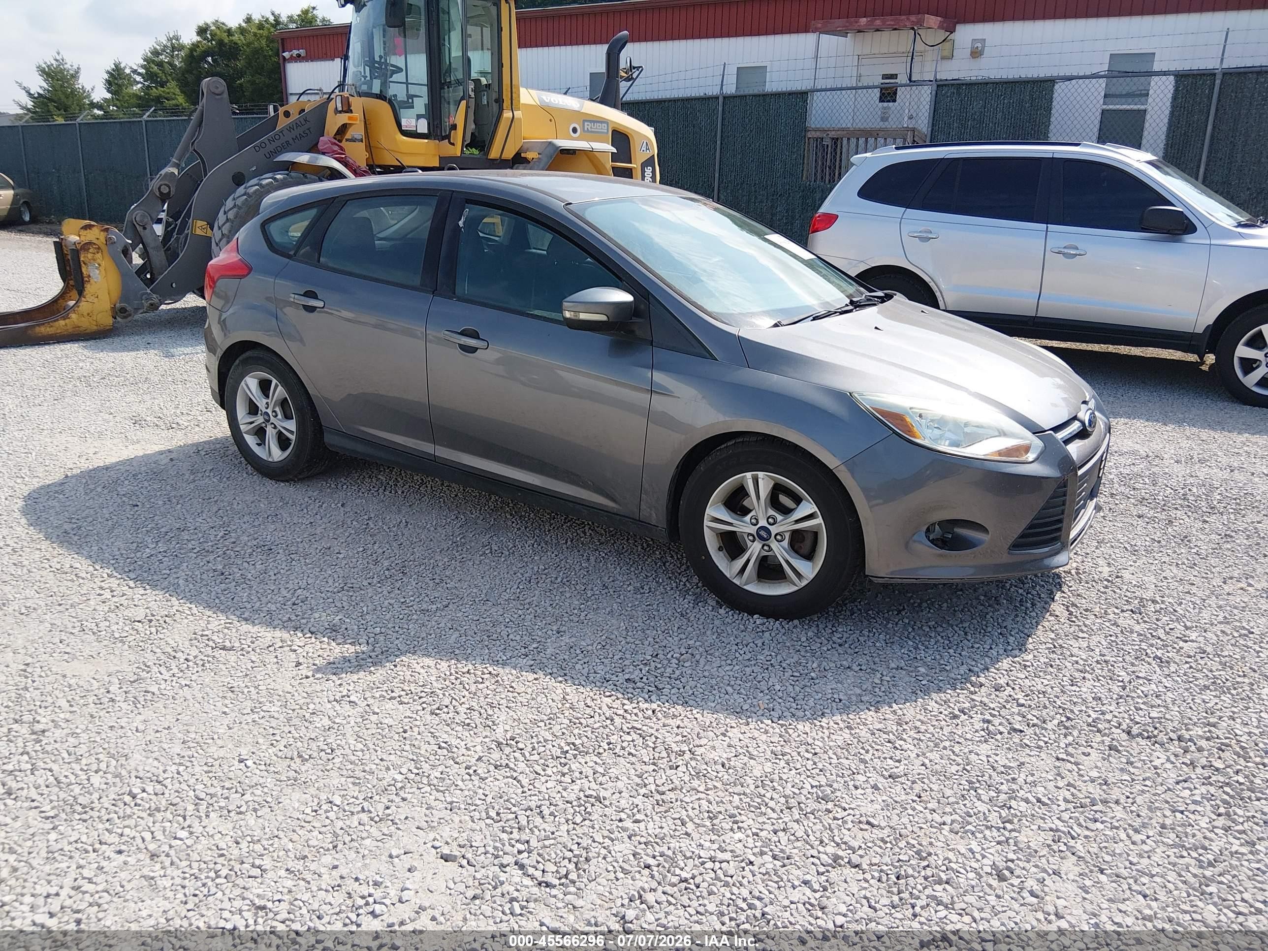 2014 Ford Focus Se Gray vin: 1FADP3K27EL429595