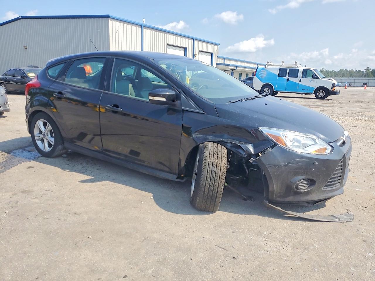 2014 Ford Focus Se Black vin: 1FADP3K27EL435770
