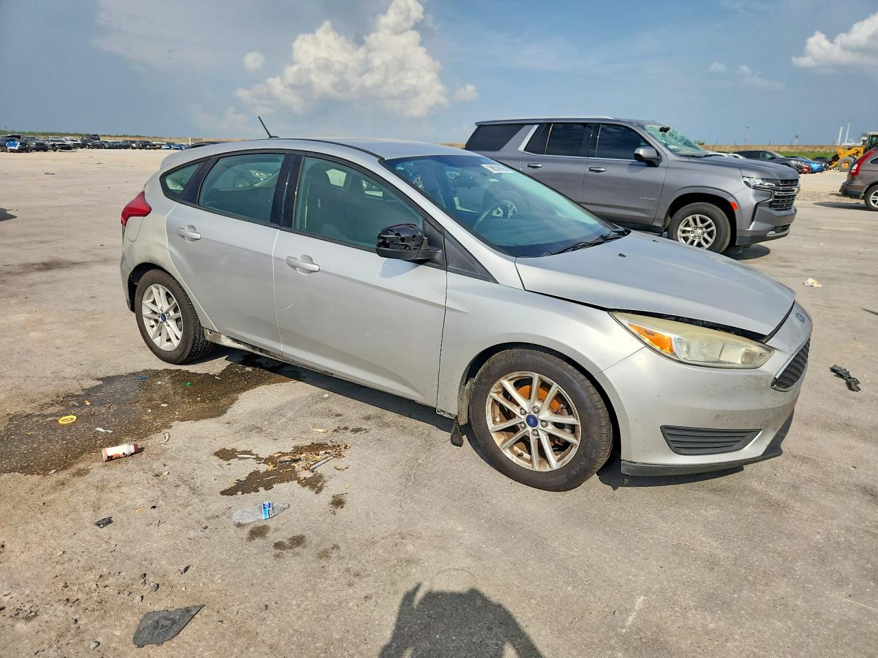 2015 Ford Focus Se Silver vin: 1FADP3K27FL222772