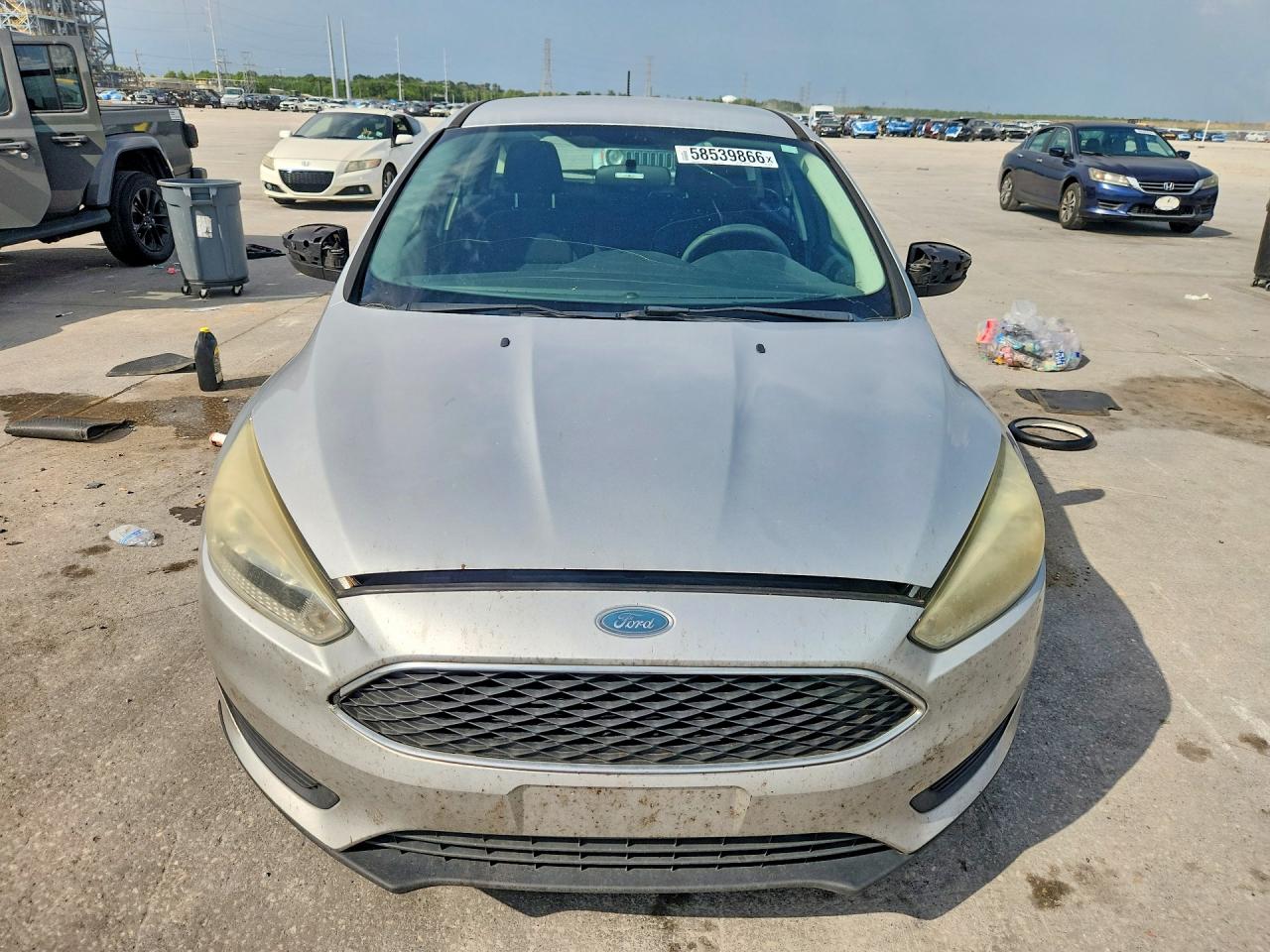 2015 Ford Focus Se Silver vin: 1FADP3K27FL222772