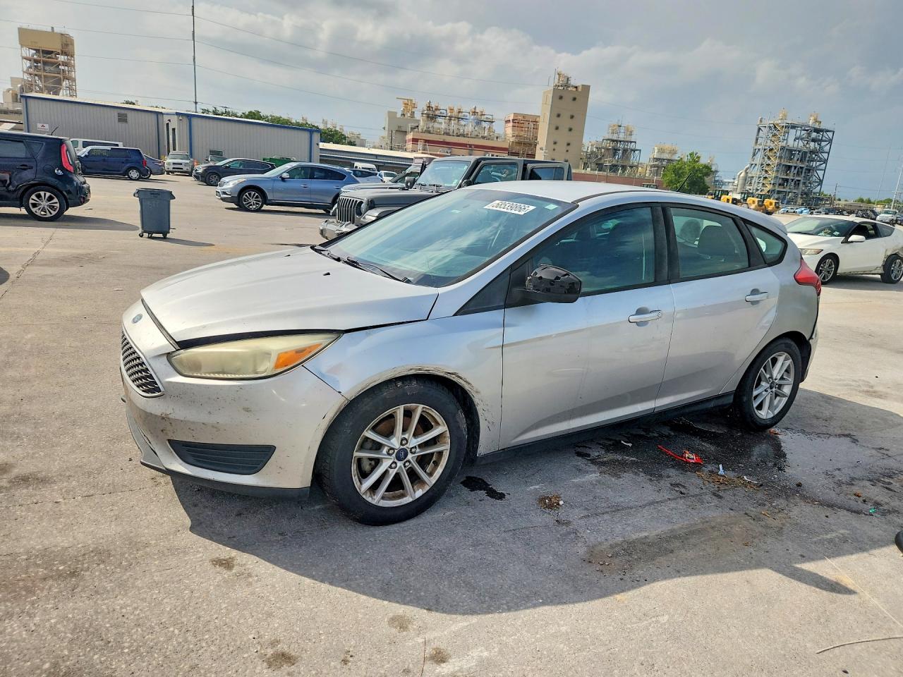 2015 Ford Focus Se Silver vin: 1FADP3K27FL222772