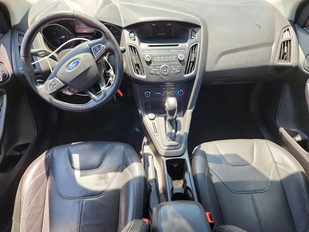 2015 Ford Focus Se Black vin: 1FADP3K27FL238986