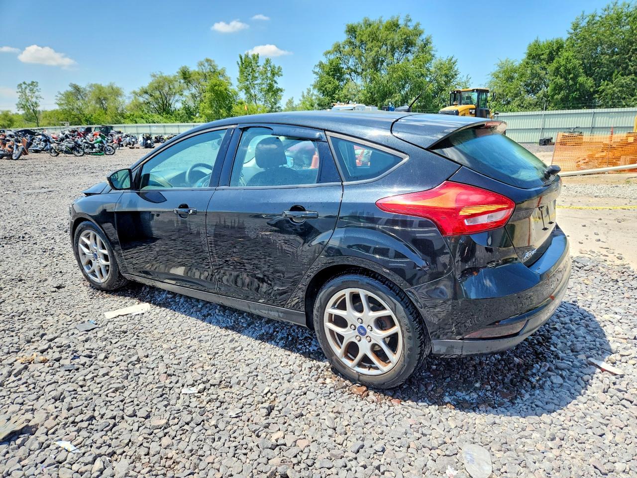 2015 Ford Focus Se Black vin: 1FADP3K27FL238986