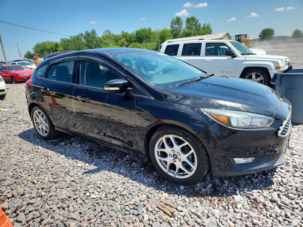 2015 Ford Focus Se Black vin: 1FADP3K27FL238986