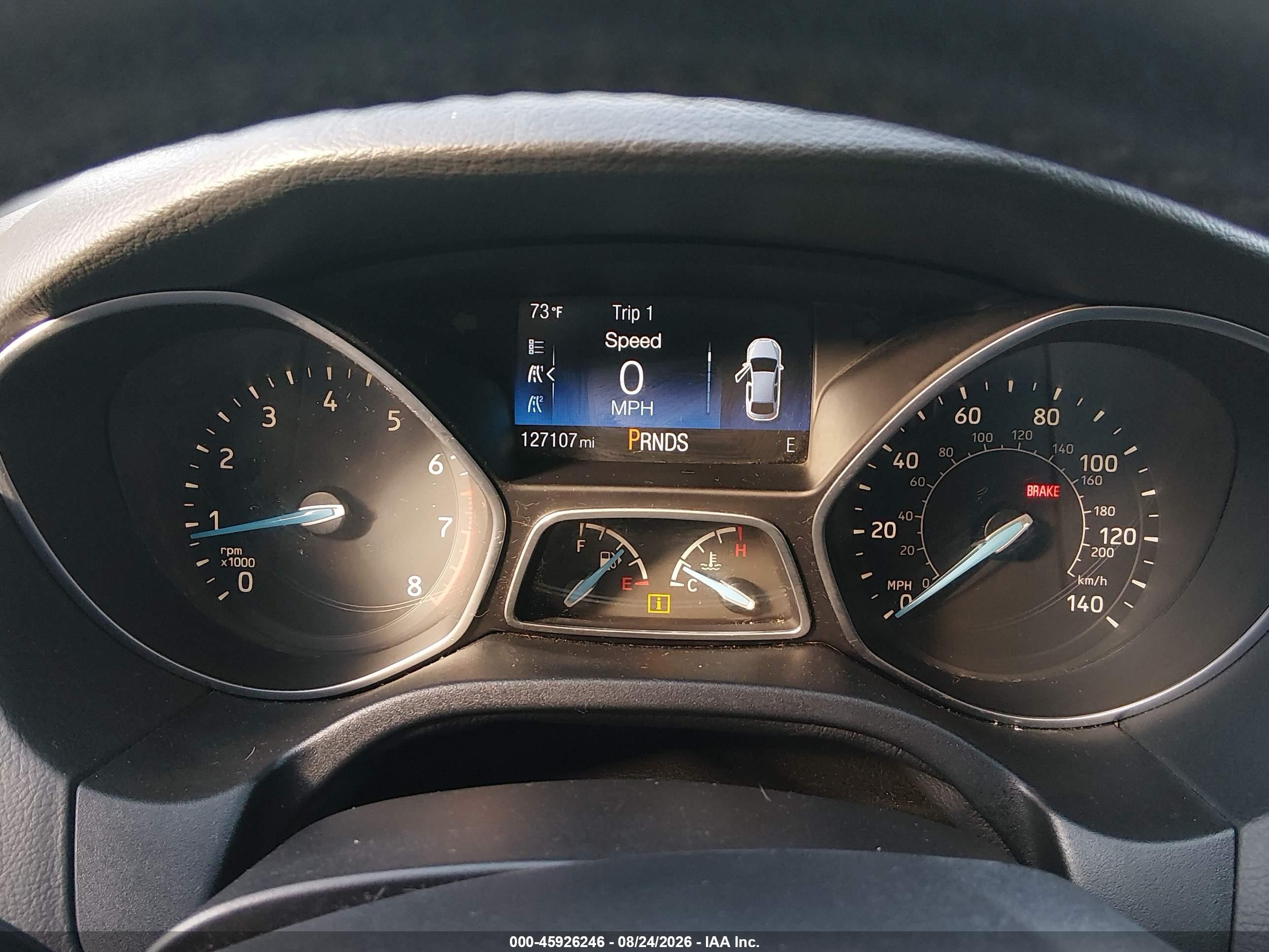 2015 Ford Focus Se Gray vin: 1FADP3K27FL248756