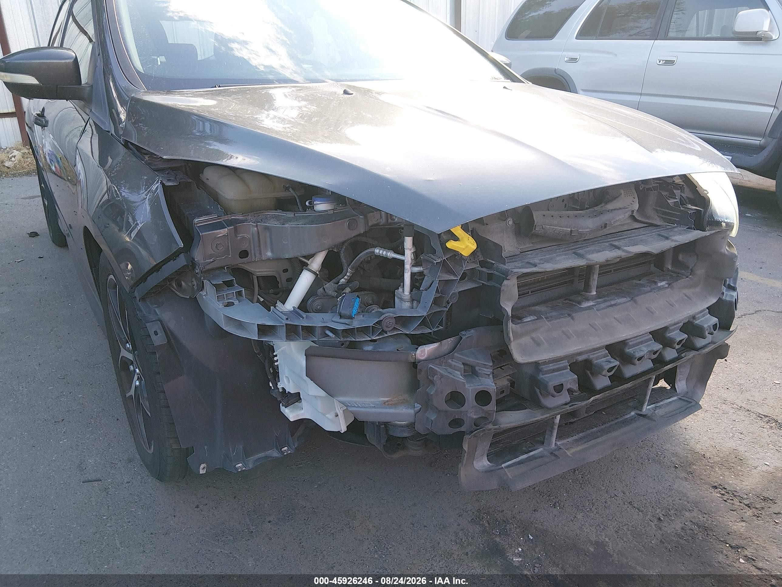 2015 Ford Focus Se Gray vin: 1FADP3K27FL248756
