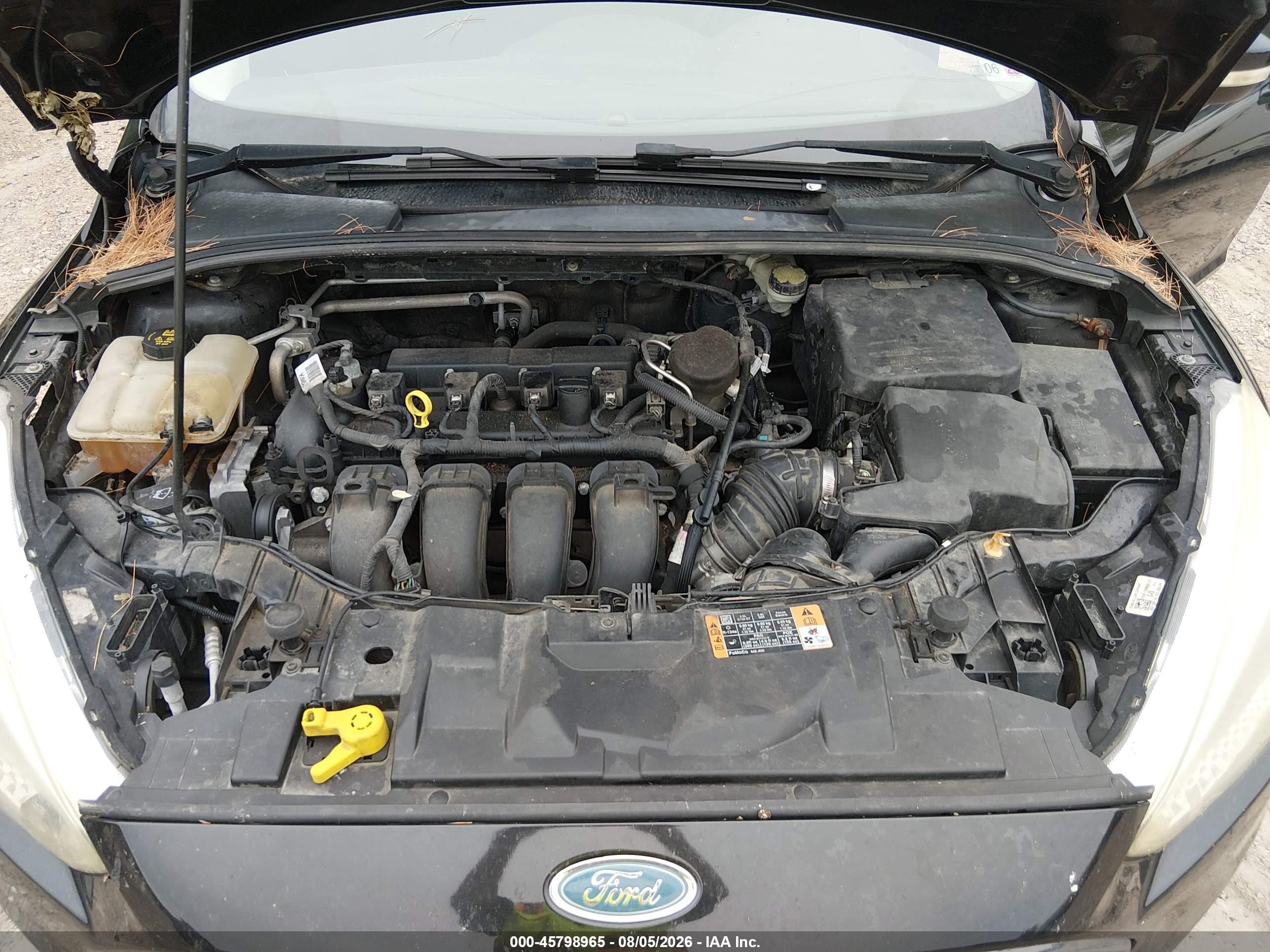 2015 Ford Focus Se Black vin: 1FADP3K27FL263340