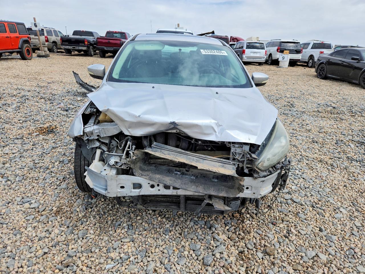 2015 Ford Focus Se Silver vin: 1FADP3K27FL319311
