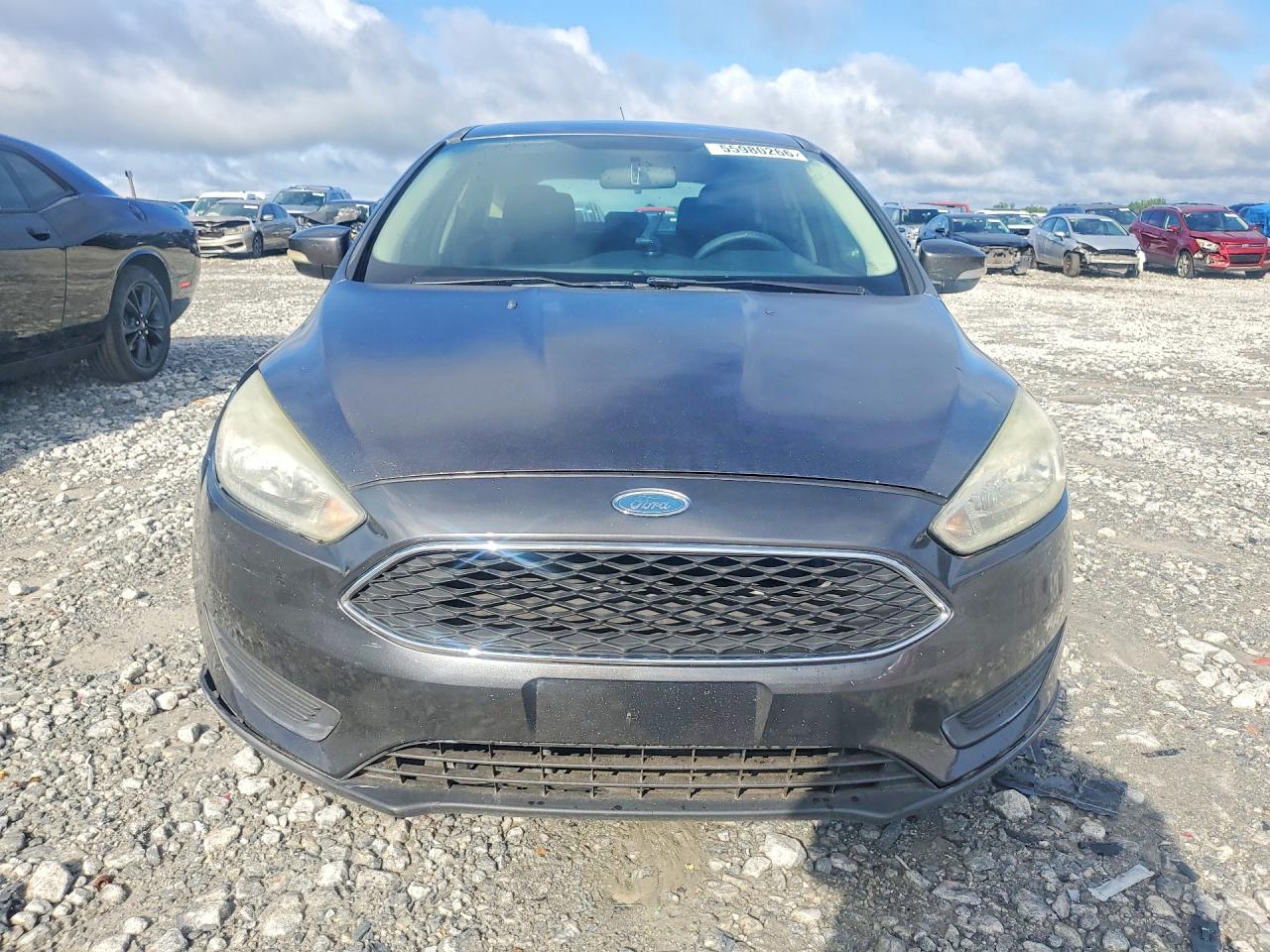 2015 Ford Focus Se Gray vin: 1FADP3K27FL328736