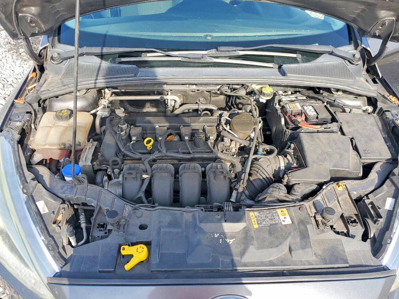 2015 Ford Focus Se Gray vin: 1FADP3K27FL365978