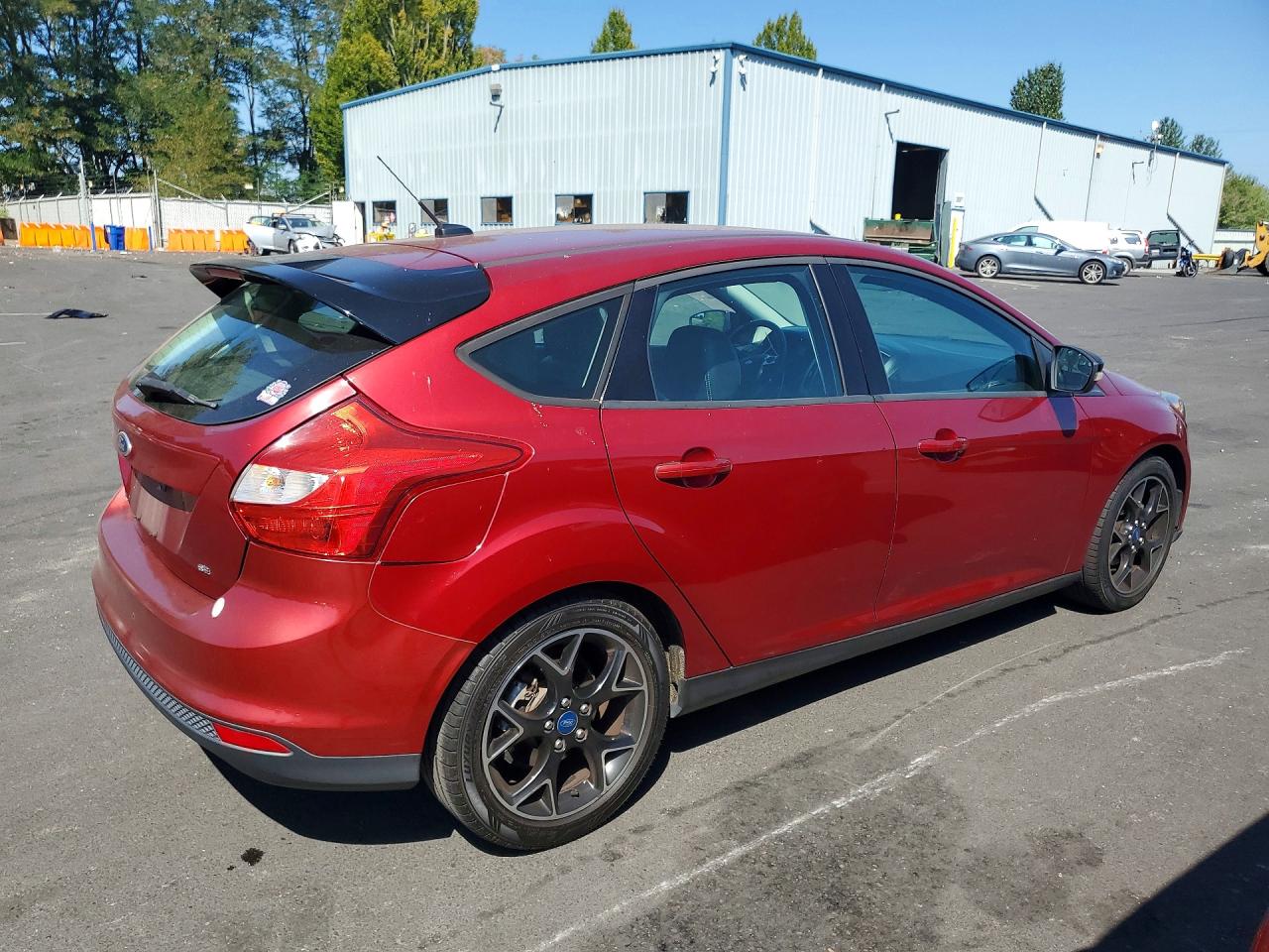 2013 Ford Focus Se Red vin: 1FADP3K28DL117218