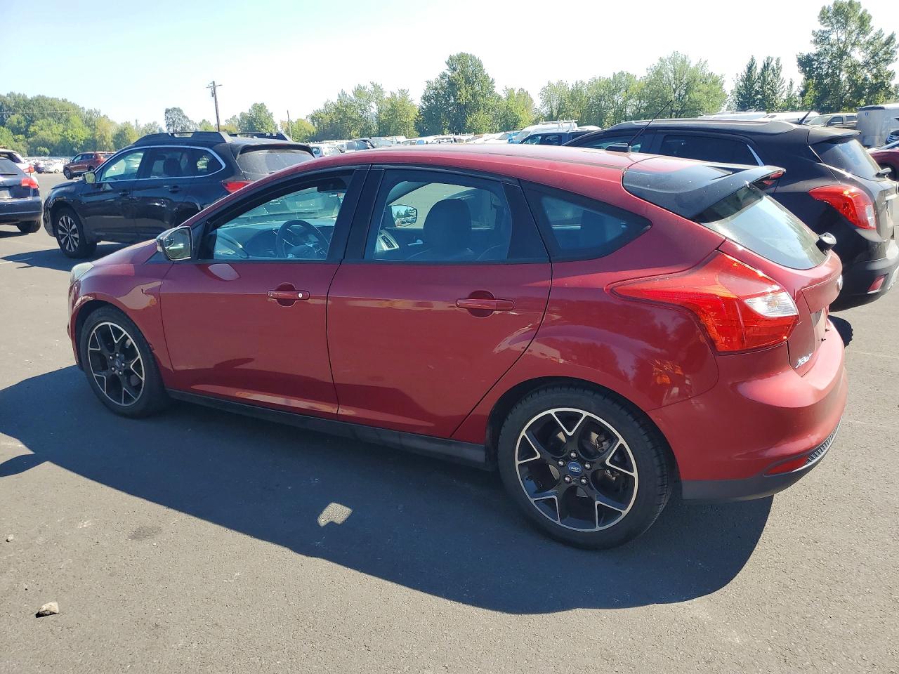 2013 Ford Focus Se Red vin: 1FADP3K28DL117218