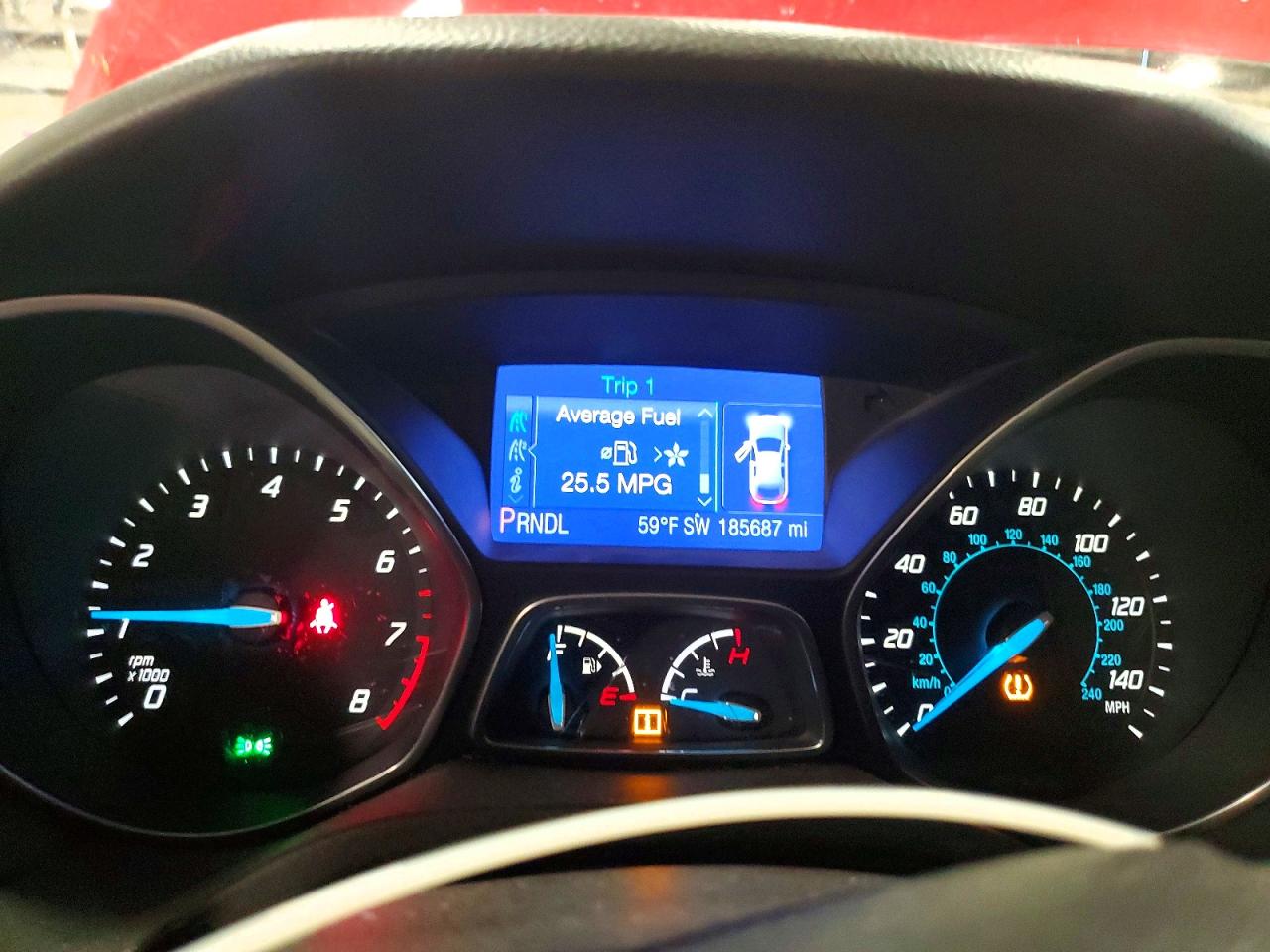 2013 Ford Focus Se Red vin: 1FADP3K28DL117719