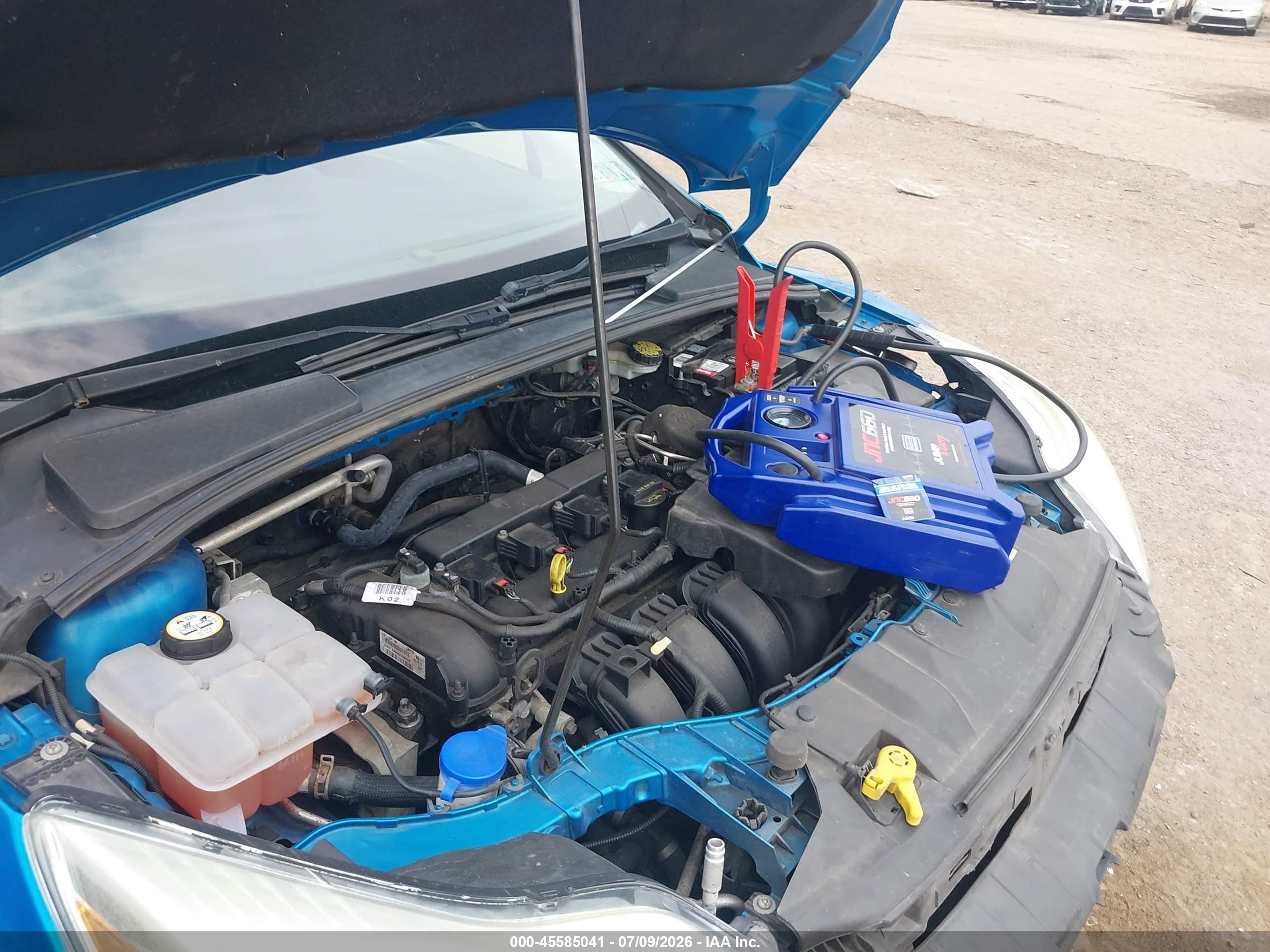 2013 Ford Focus Se Blue vin: 1FADP3K28DL122337