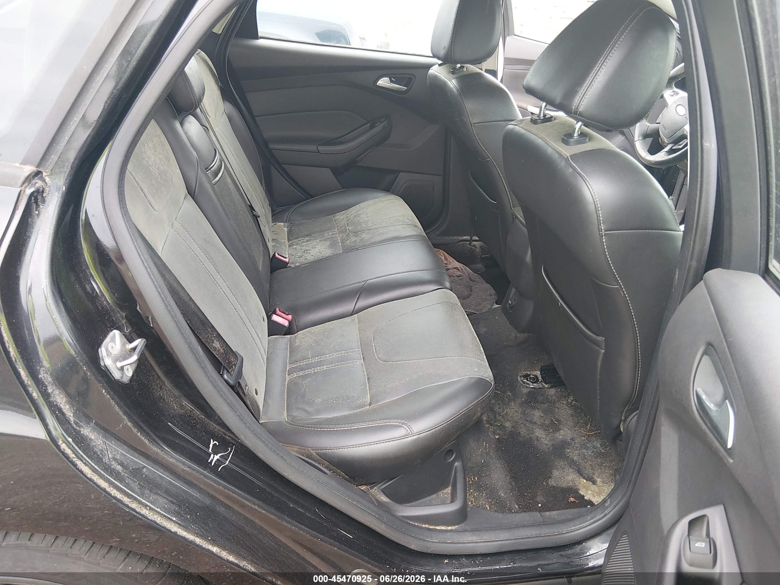 2013 Ford Focus Se Black vin: 1FADP3K28DL176186
