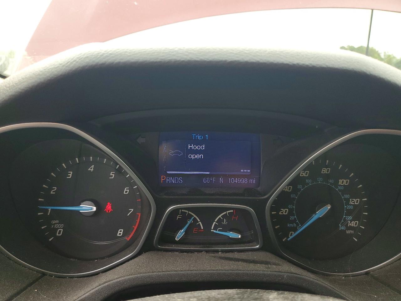 2013 Ford Focus Se Burgundy vin: 1FADP3K28DL184921