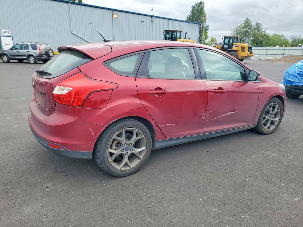 2013 Ford Focus Se Burgundy vin: 1FADP3K28DL184921