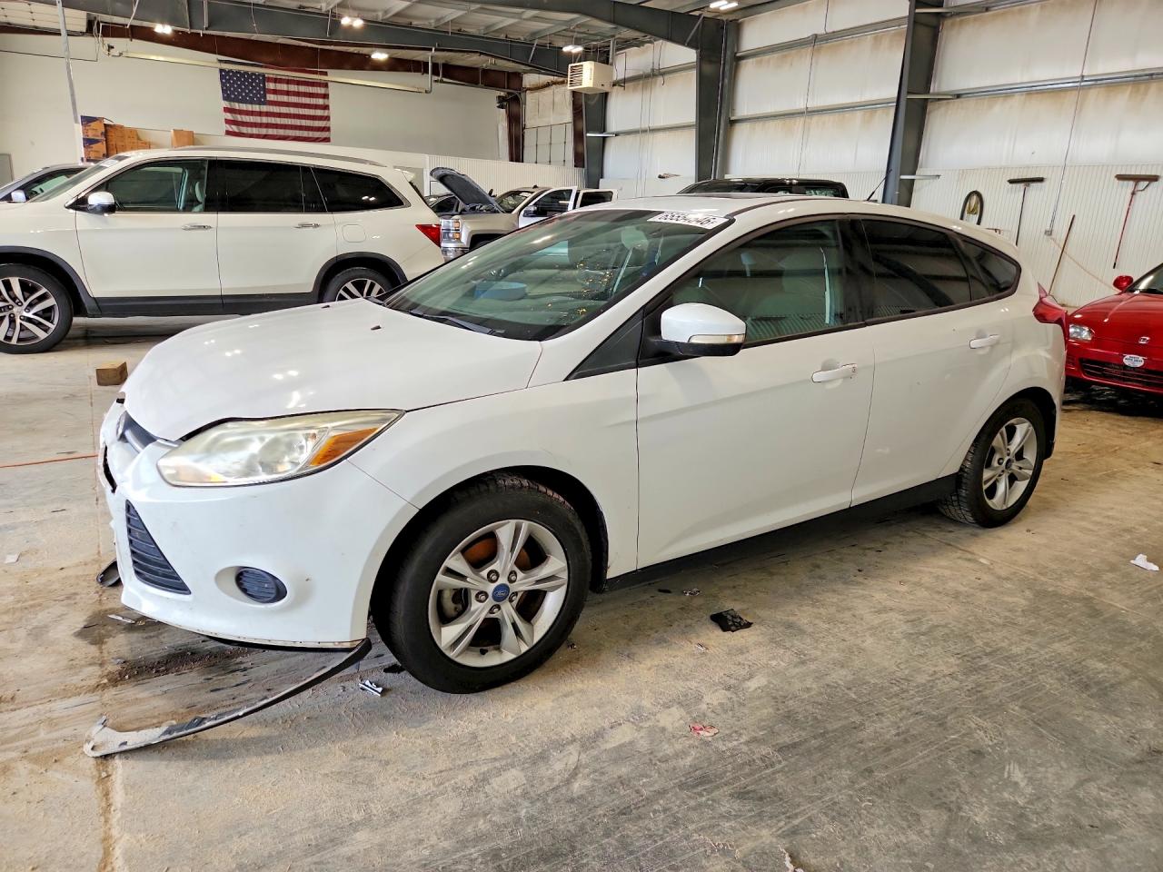 2013 Ford Focus Se White vin: 1FADP3K28DL222096