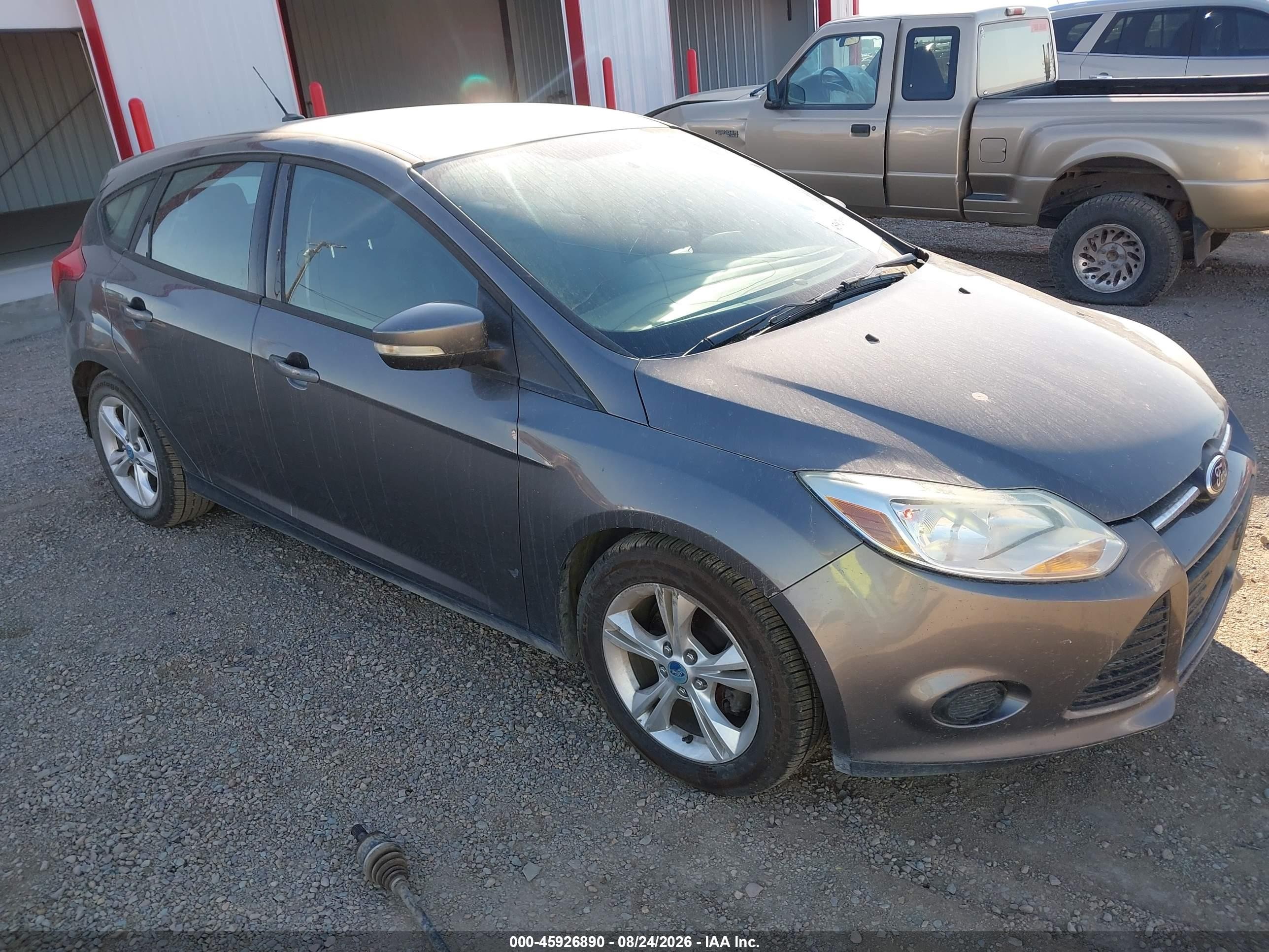 2013 Ford Focus Se Gray vin: 1FADP3K28DL223006