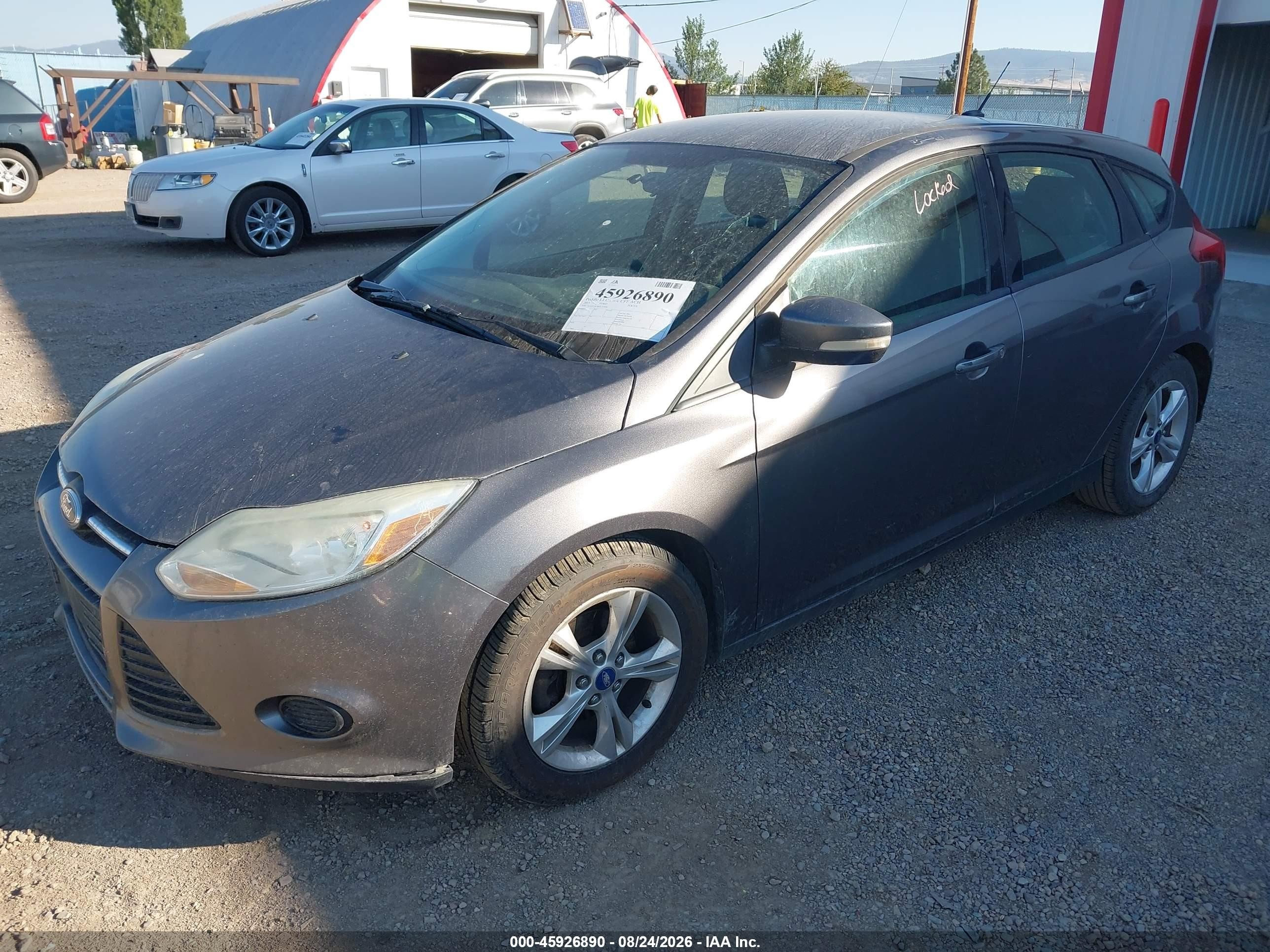 2013 Ford Focus Se Gray vin: 1FADP3K28DL223006