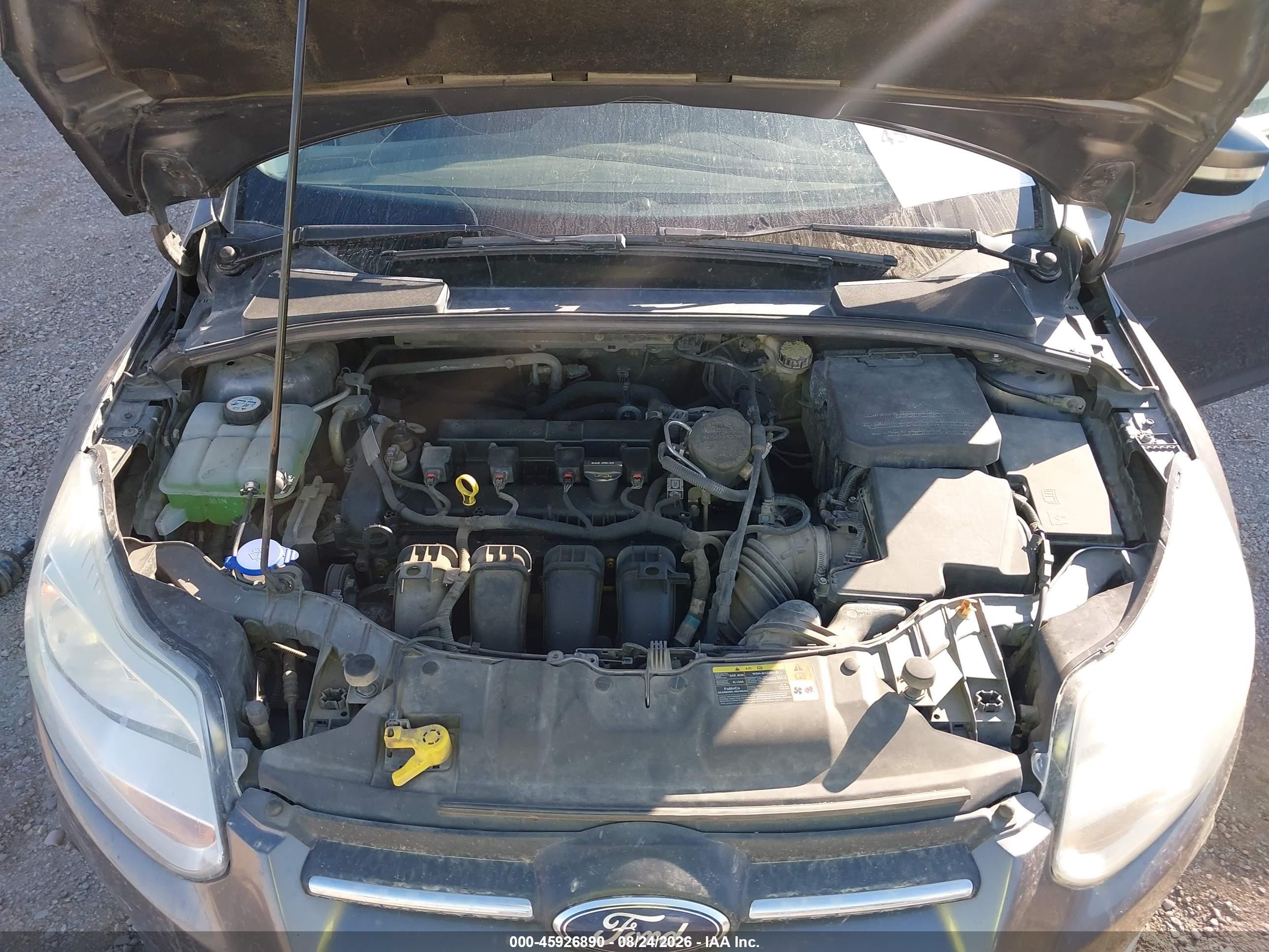 2013 Ford Focus Se Gray vin: 1FADP3K28DL223006