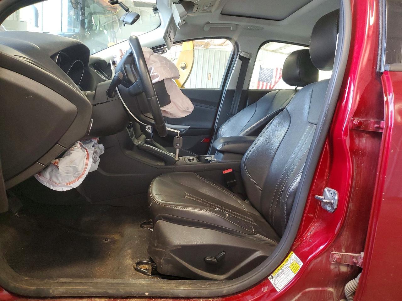 2013 Ford Focus Se Red vin: 1FADP3K28DL231865