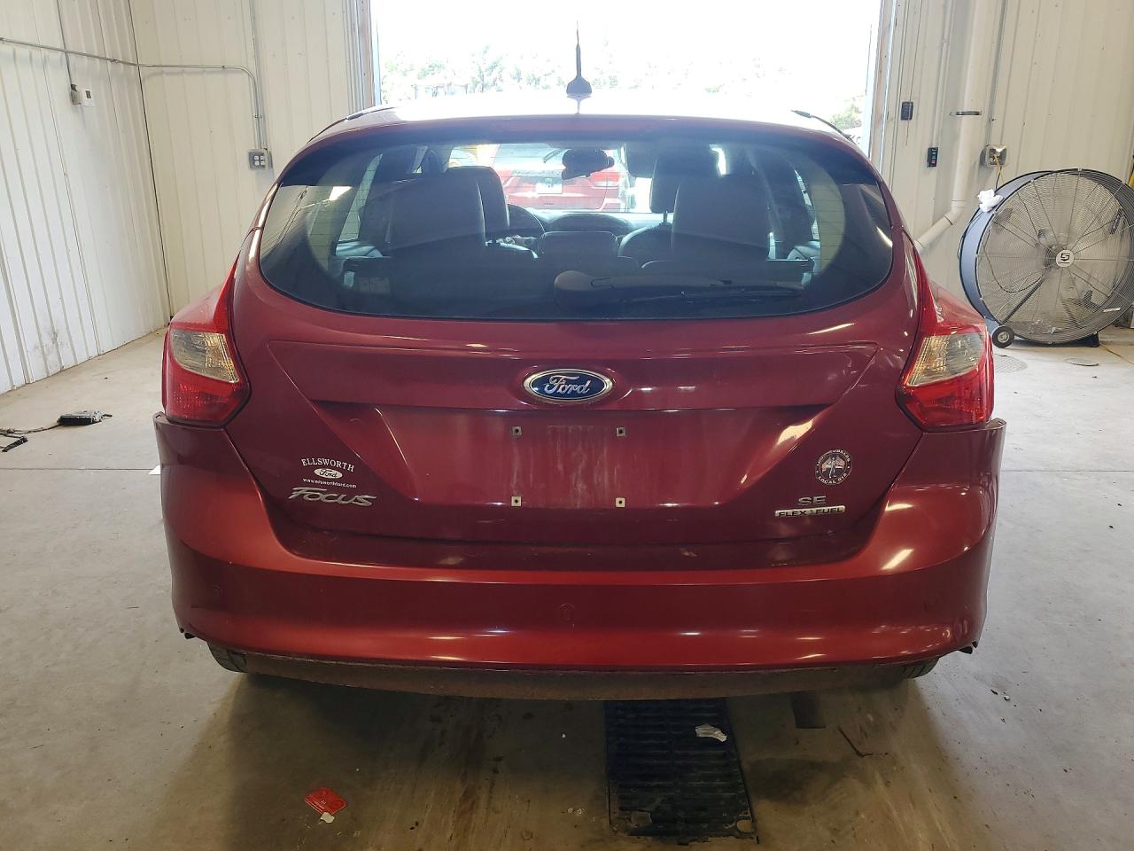 2013 Ford Focus Se Red vin: 1FADP3K28DL231865