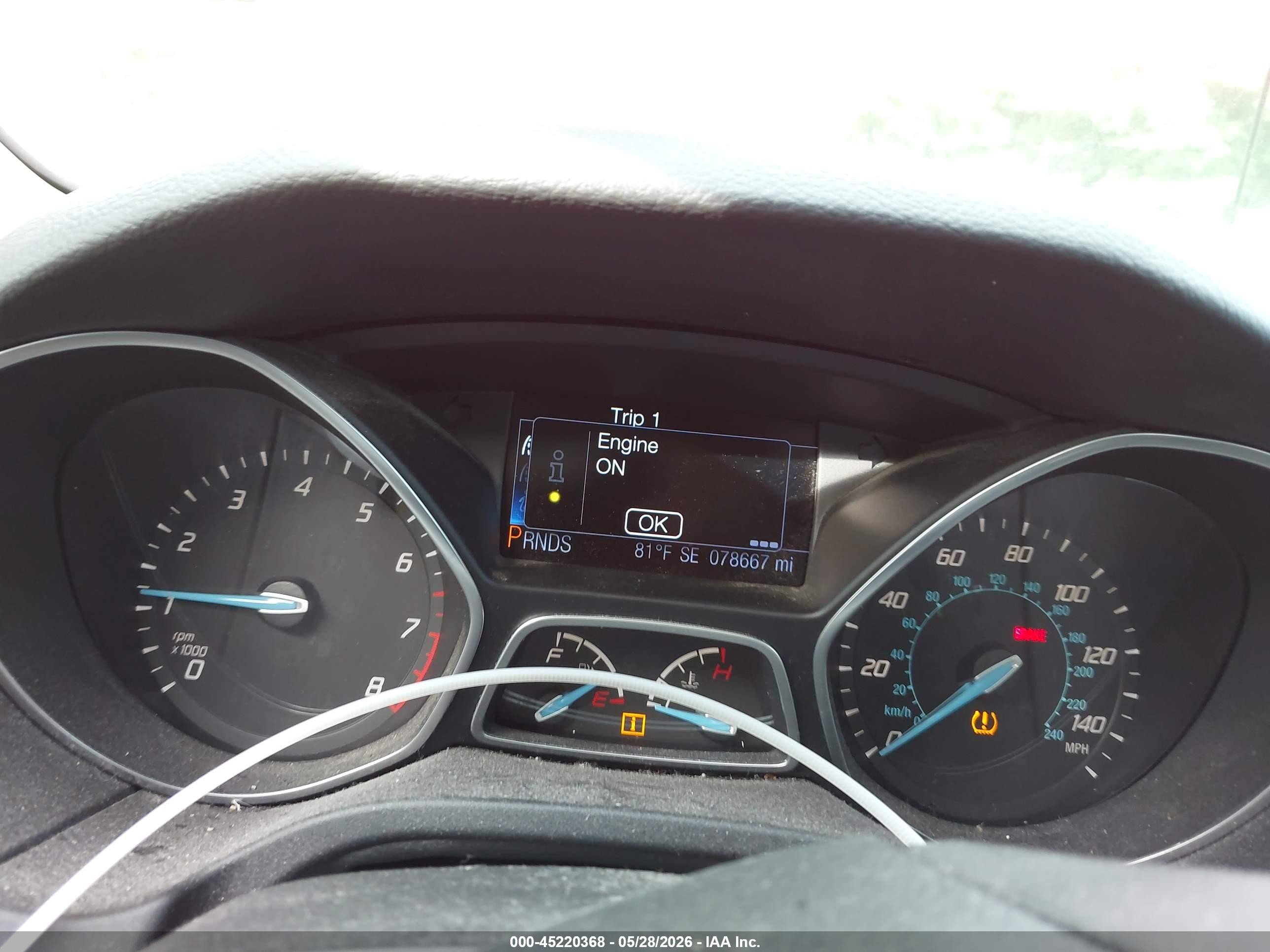 2013 Ford Focus Se Red vin: 1FADP3K28DL259259