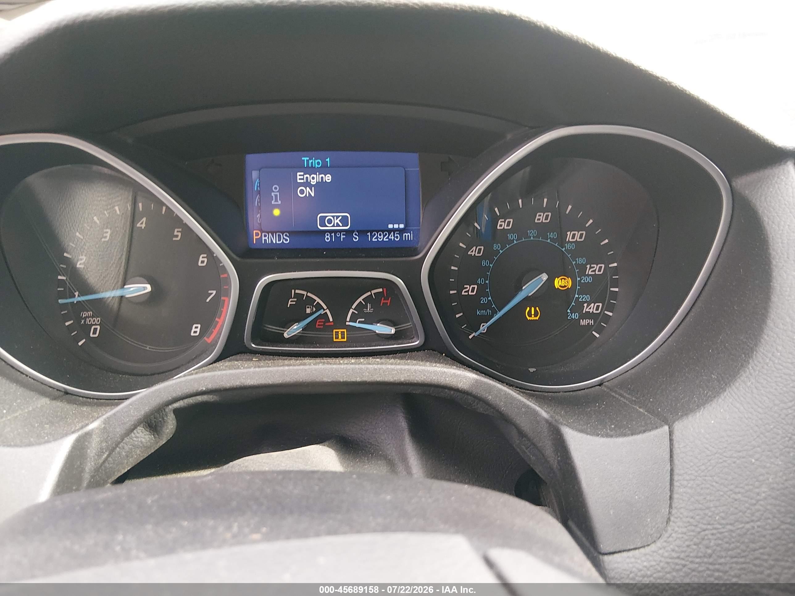 2013 Ford Focus Se Silver vin: 1FADP3K28DL275056