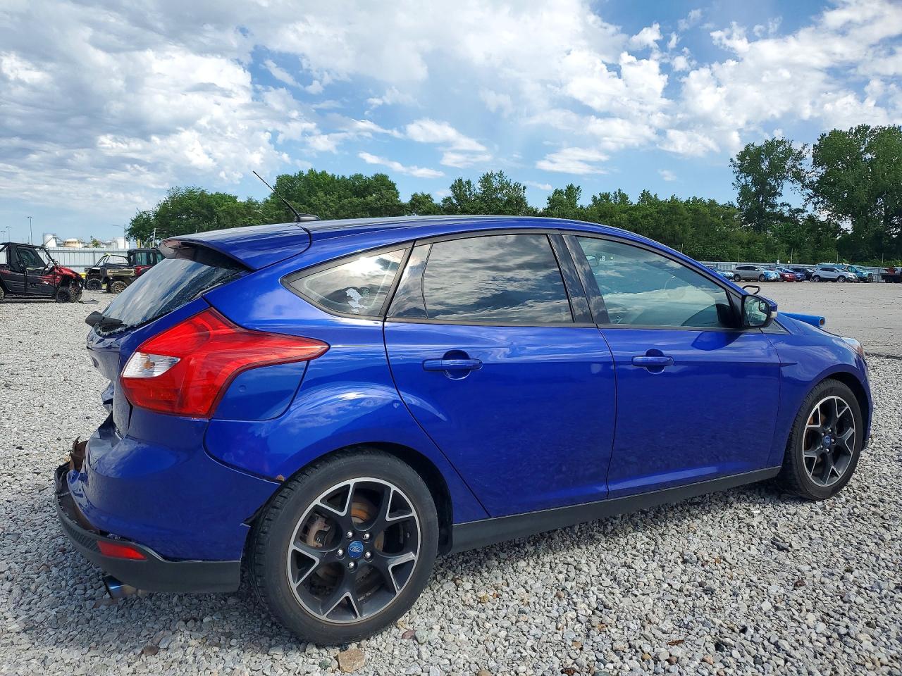 2013 Ford Focus Se Blue vin: 1FADP3K28DL284436
