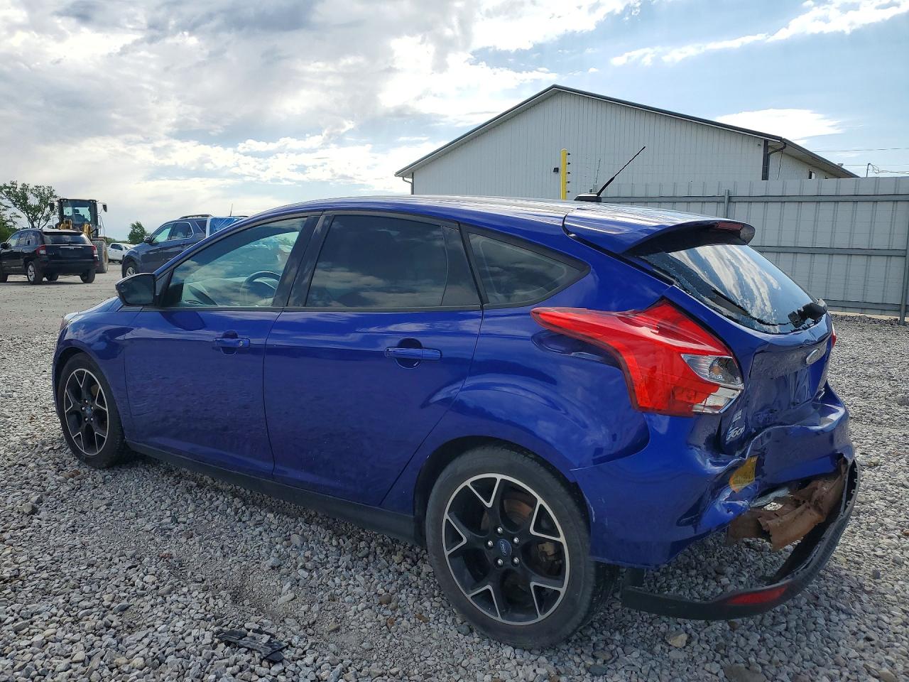 2013 Ford Focus Se Blue vin: 1FADP3K28DL284436