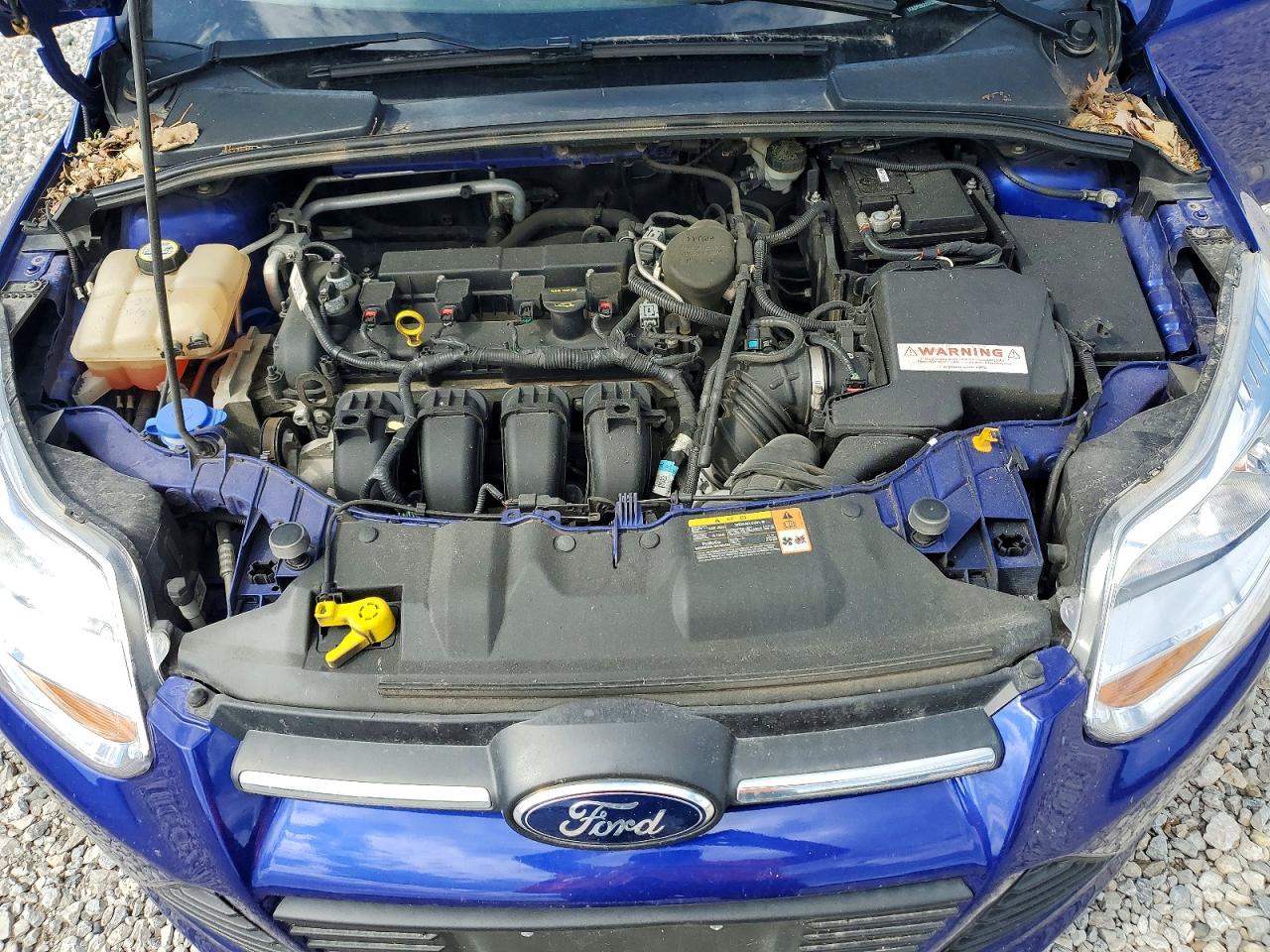 2013 Ford Focus Se Blue vin: 1FADP3K28DL284436