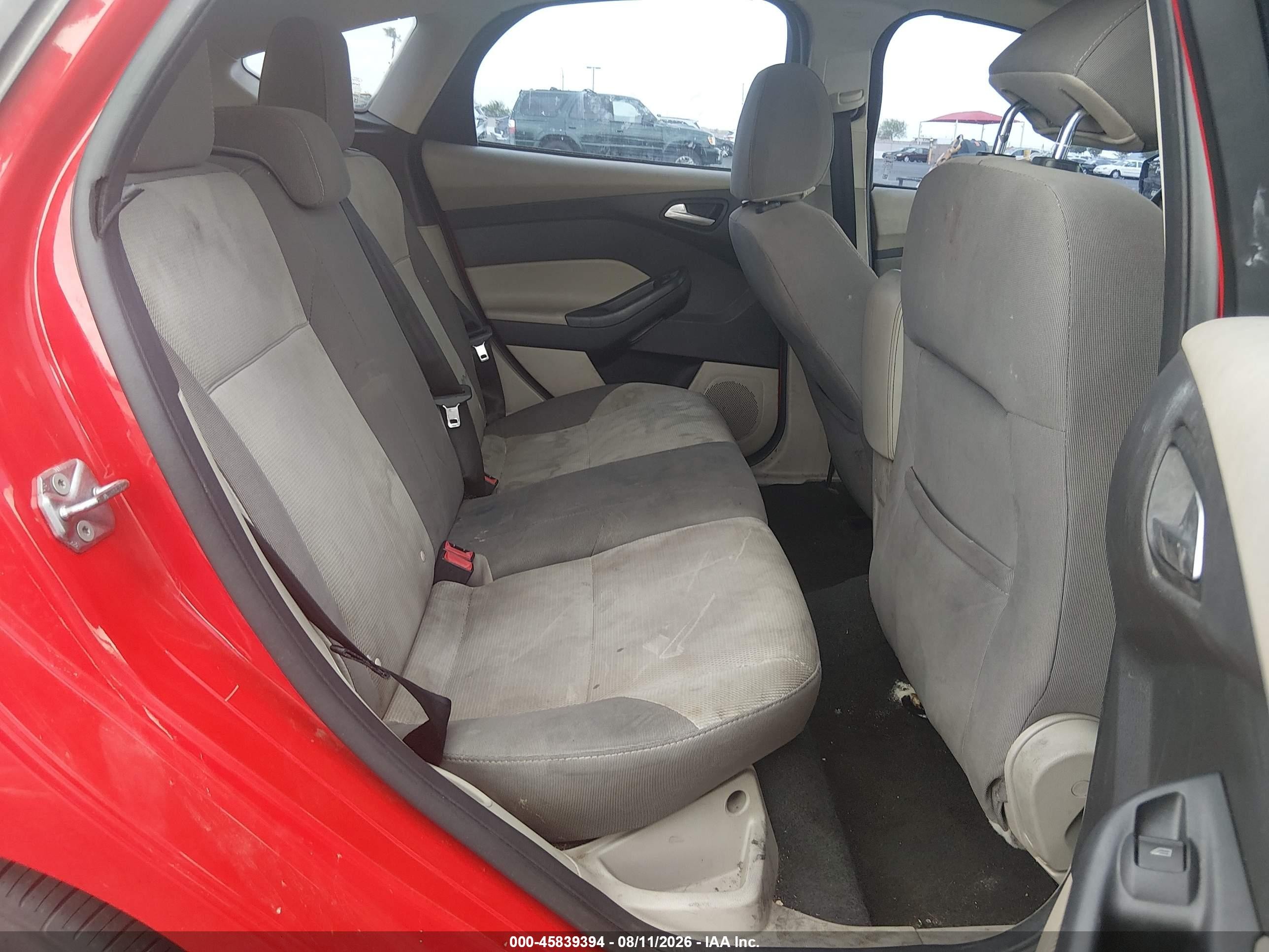 2013 Ford Focus Se Red vin: 1FADP3K28DL290480