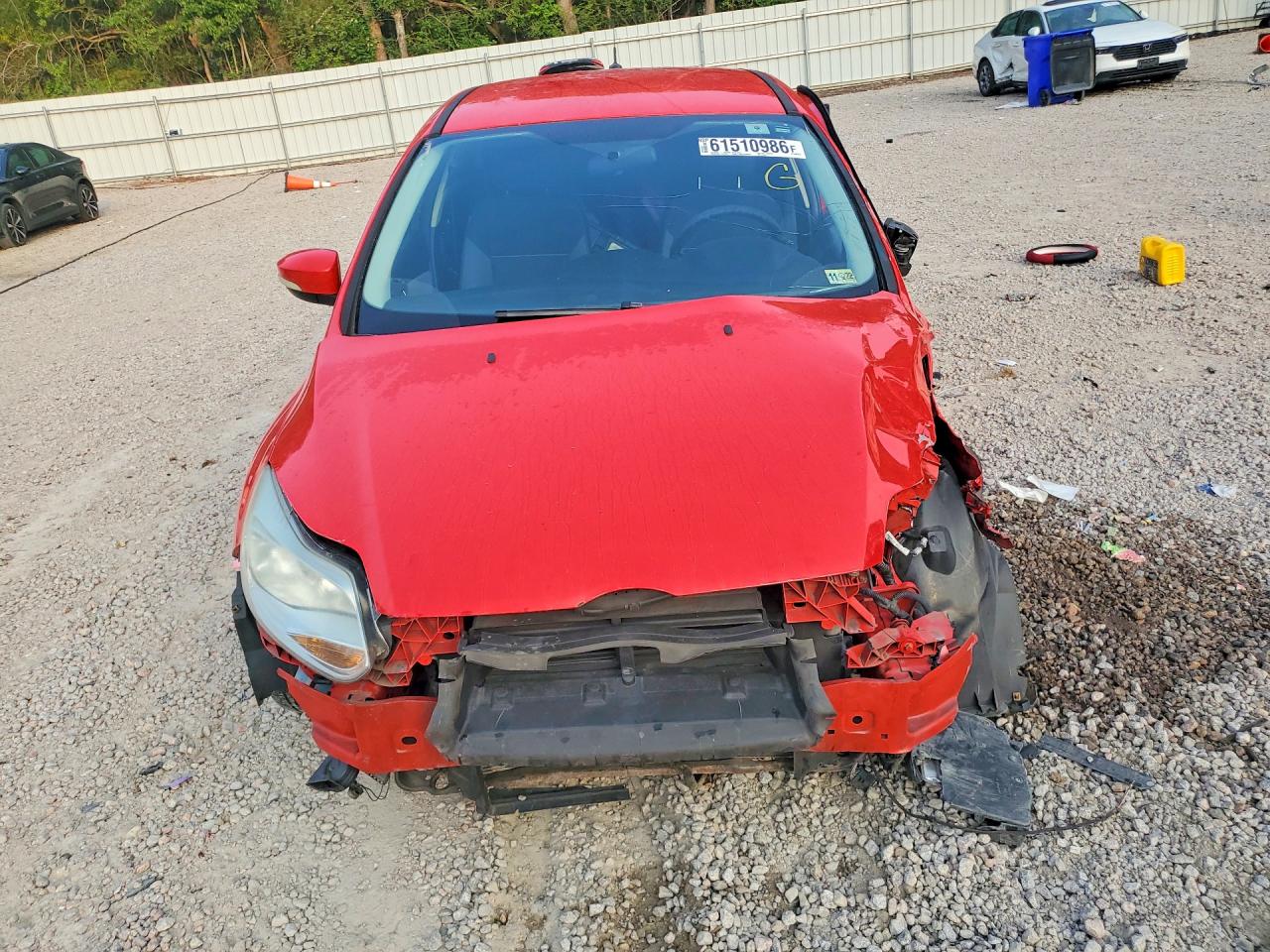 2013 Ford Focus Se Red vin: 1FADP3K28DL317970