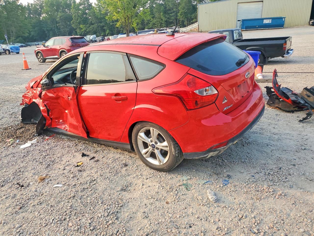 2013 Ford Focus Se Red vin: 1FADP3K28DL317970