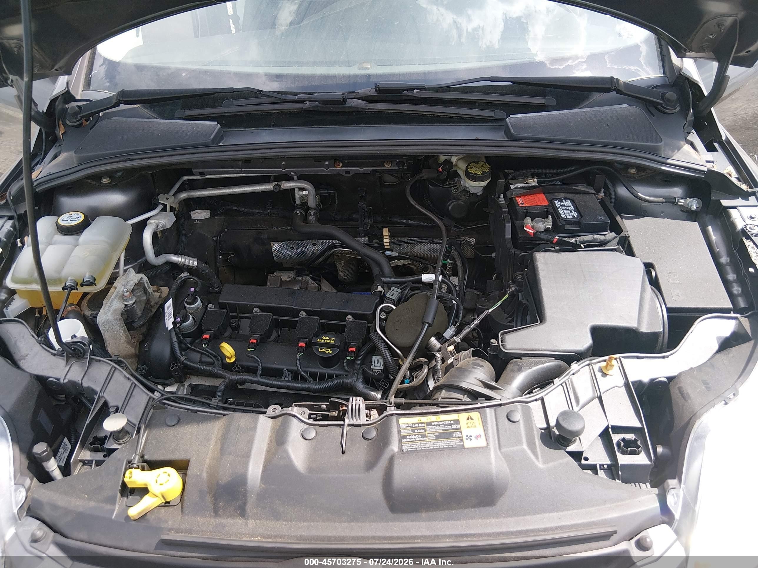 2013 Ford Focus Se Gray vin: 1FADP3K28DL338463