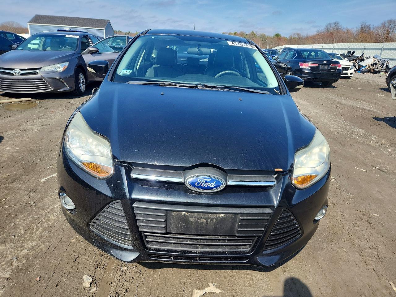 2013 Ford Focus Se Black vin: 1FADP3K28DL348278