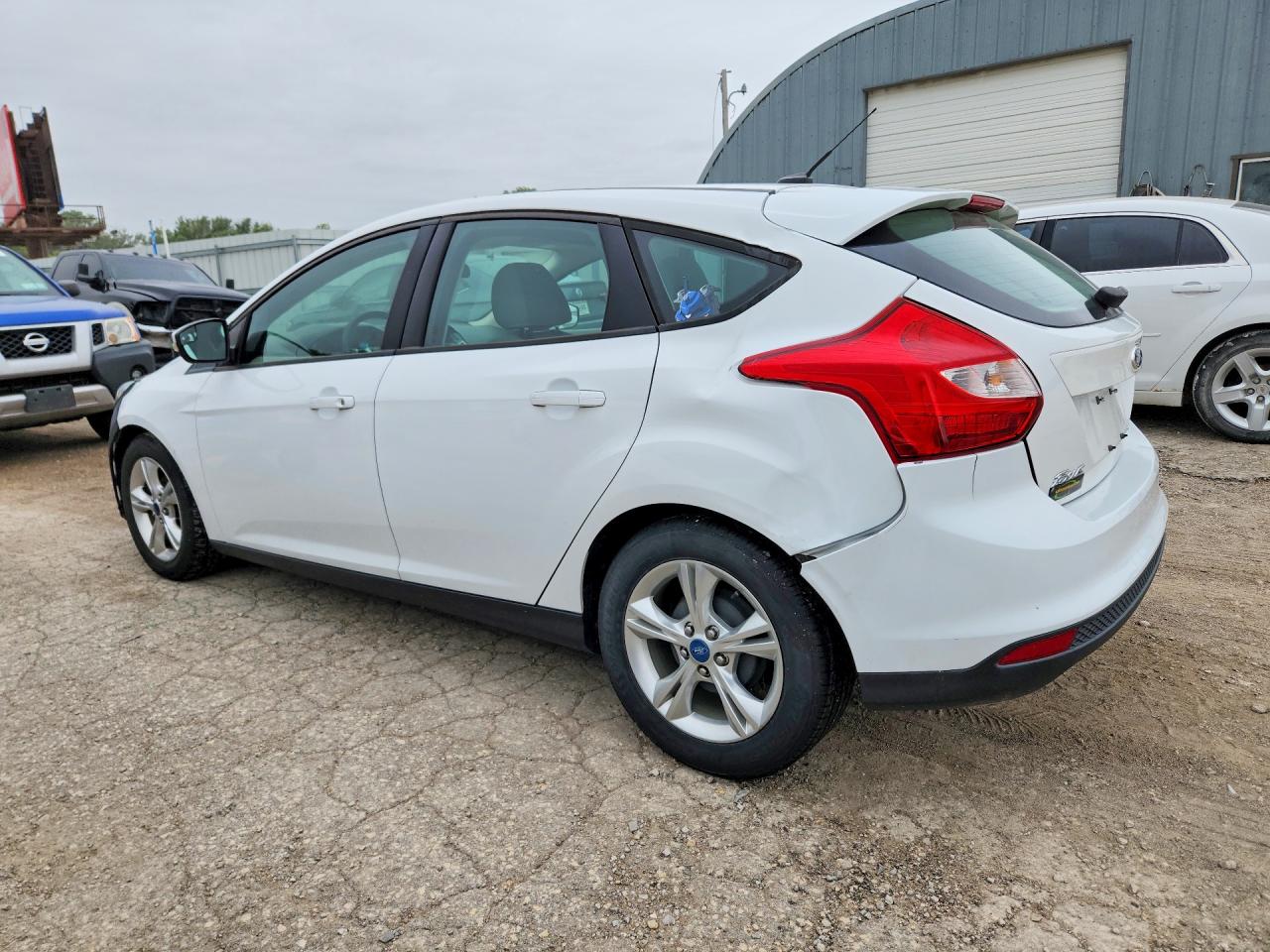 2013 Ford Focus Se White vin: 1FADP3K28DL373293