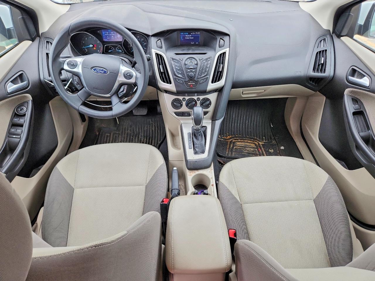 2013 Ford Focus Se White vin: 1FADP3K28DL373293