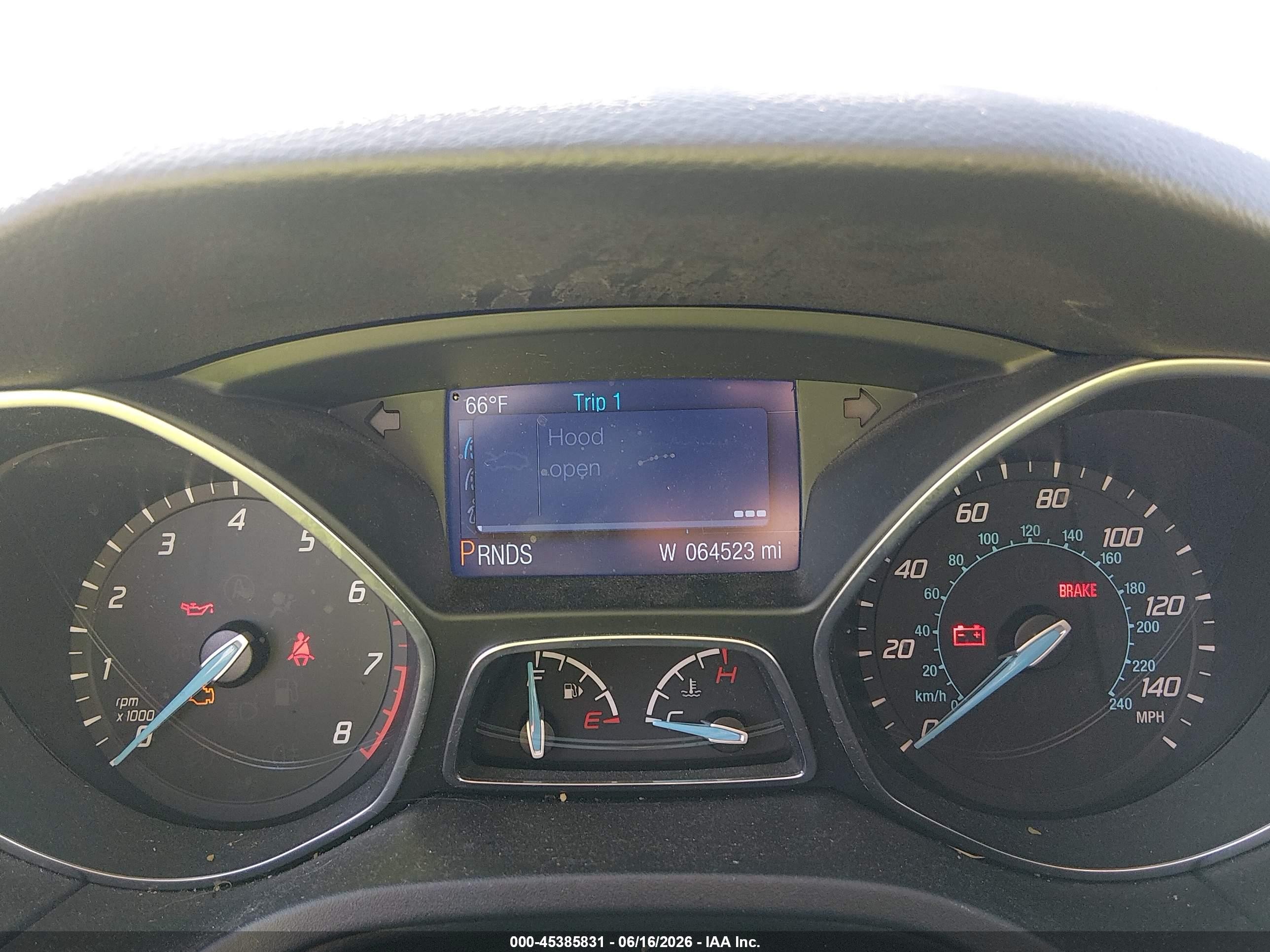 2014 Ford Focus Se Blue vin: 1FADP3K28EL129063