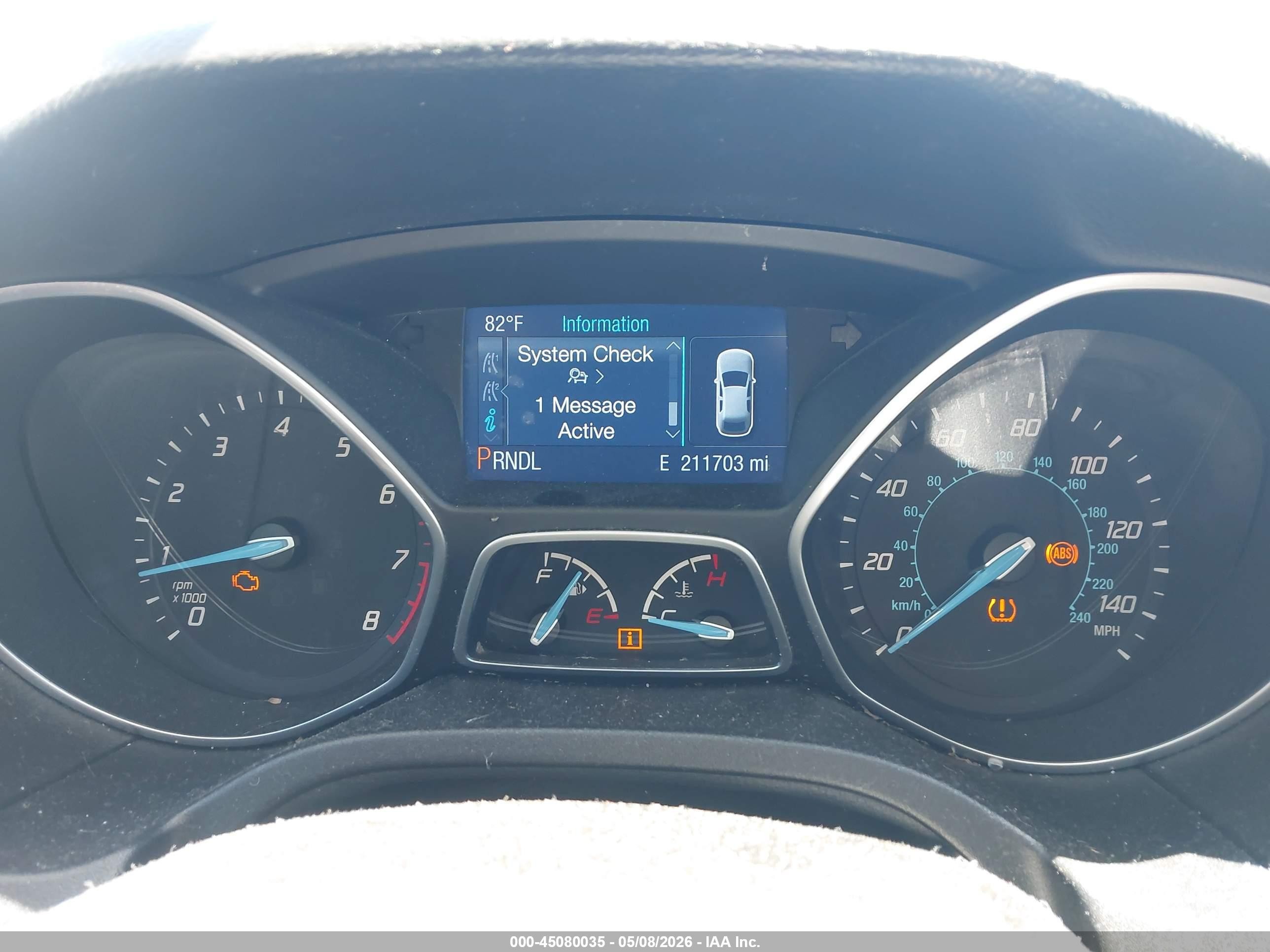 2014 Ford Focus Se Gray vin: 1FADP3K28EL147725