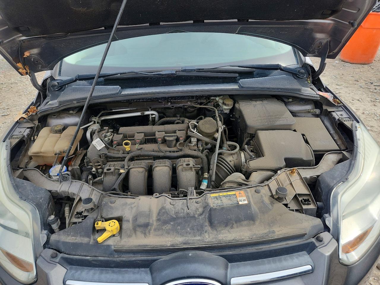 2014 Ford Focus Se Gray vin: 1FADP3K28EL162354