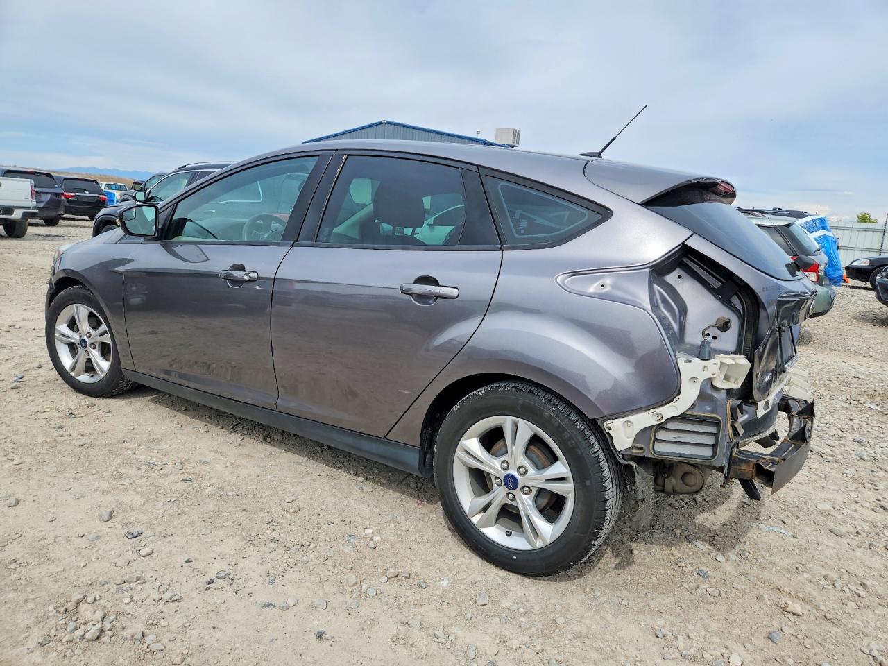 2014 Ford Focus Se Gray vin: 1FADP3K28EL162354