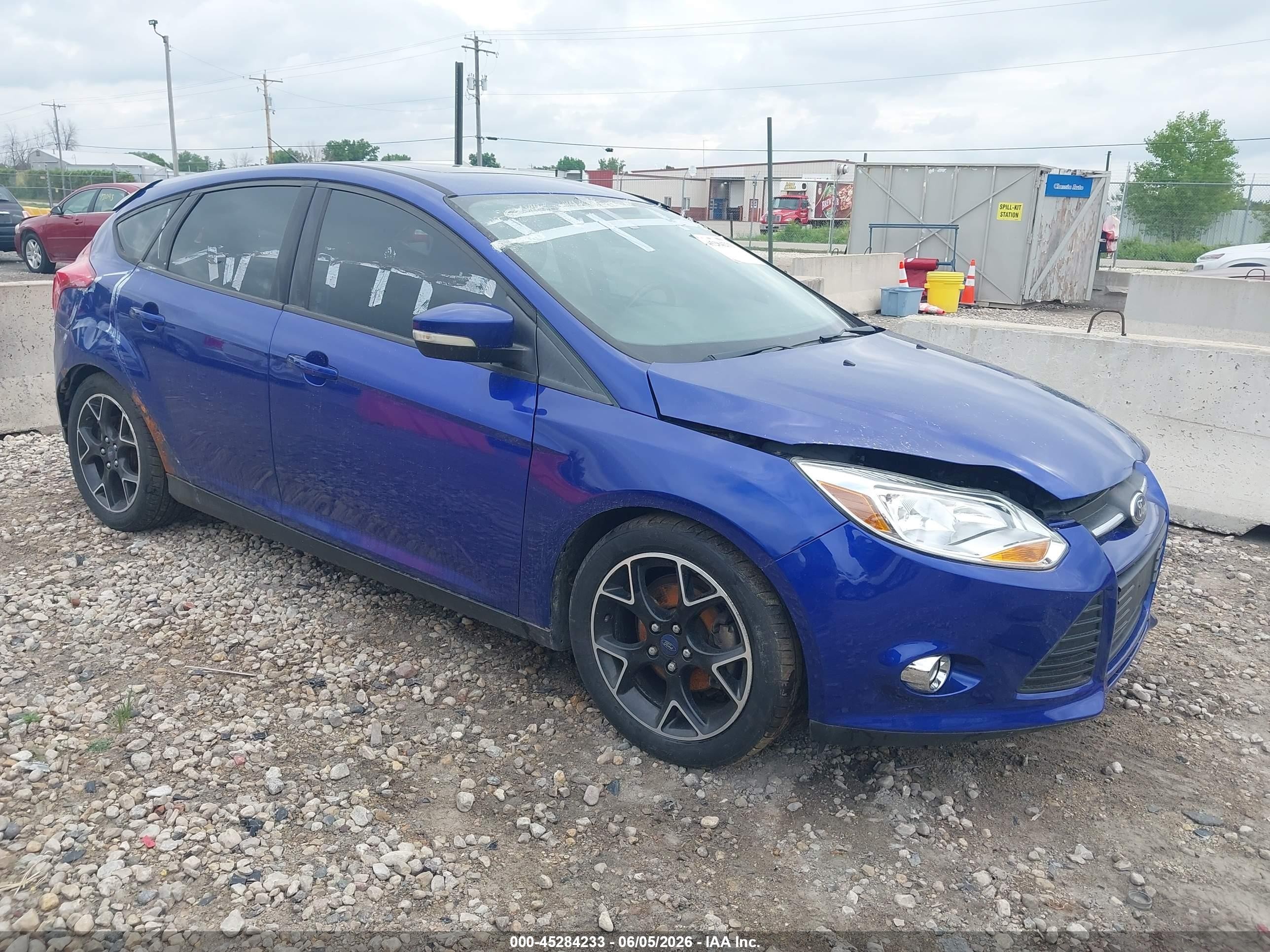 2014 Ford Focus Se Dark Blue vin: 1FADP3K28EL181406