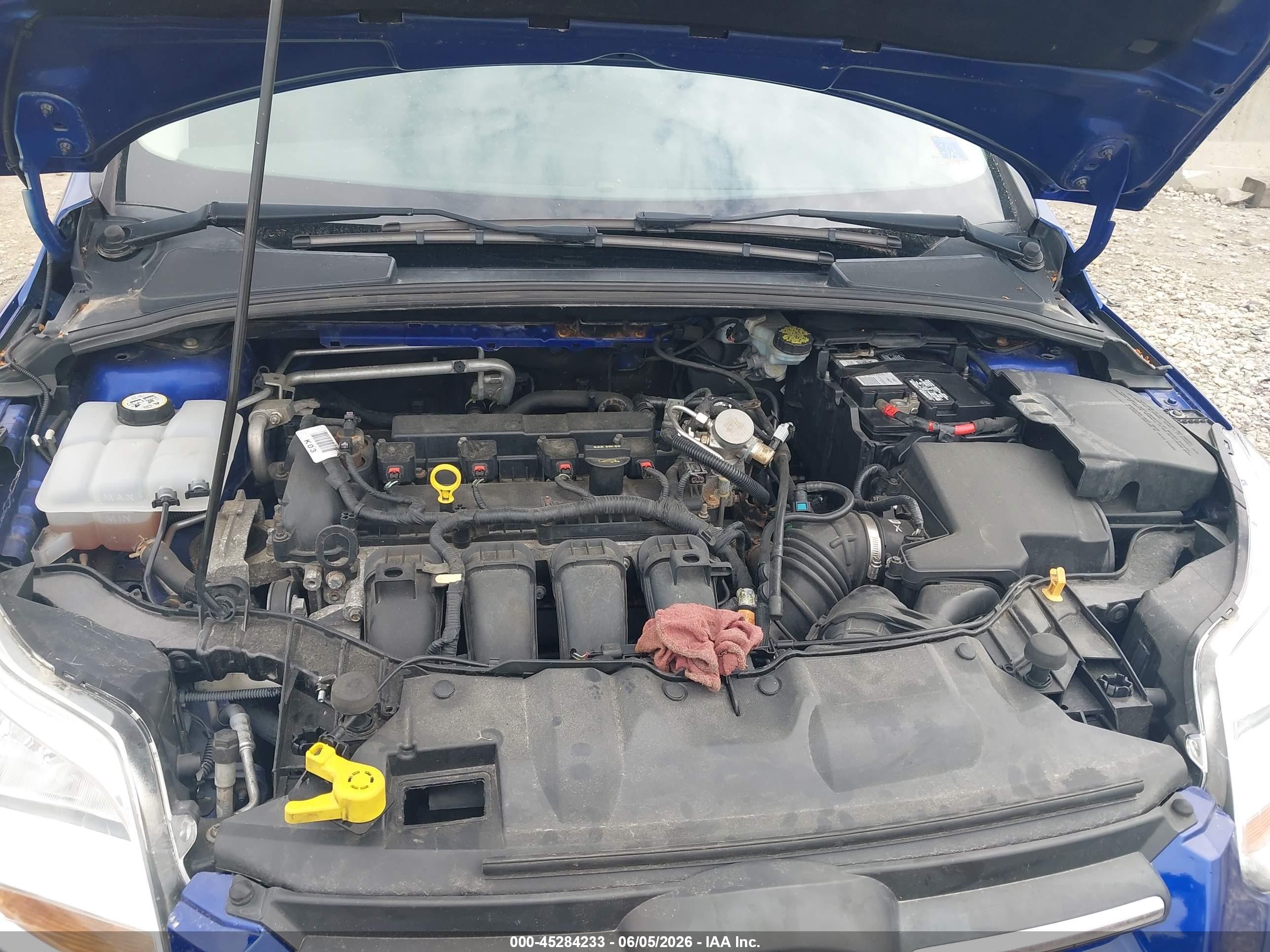 2014 Ford Focus Se Dark Blue vin: 1FADP3K28EL181406