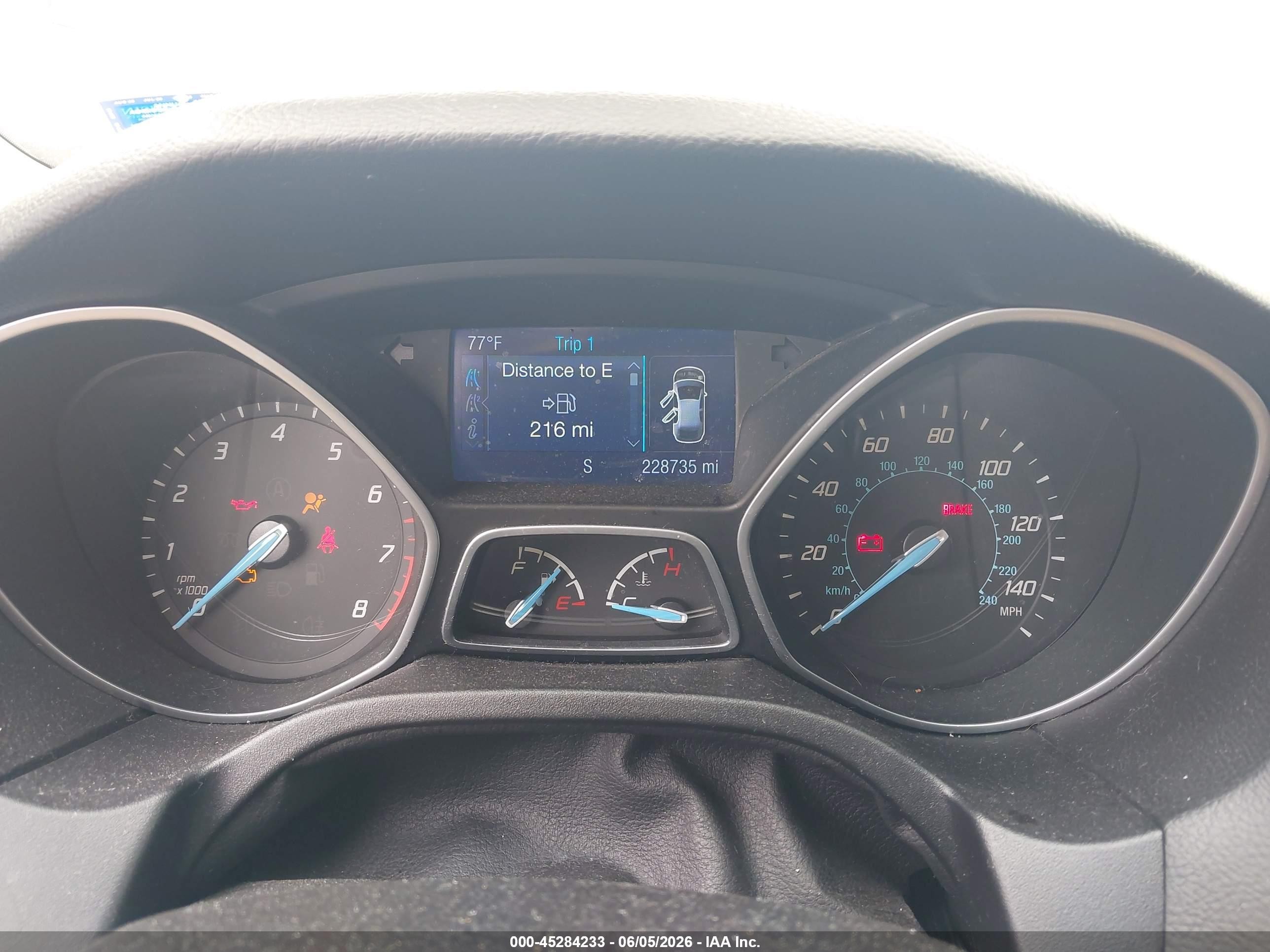 2014 Ford Focus Se Dark Blue vin: 1FADP3K28EL181406